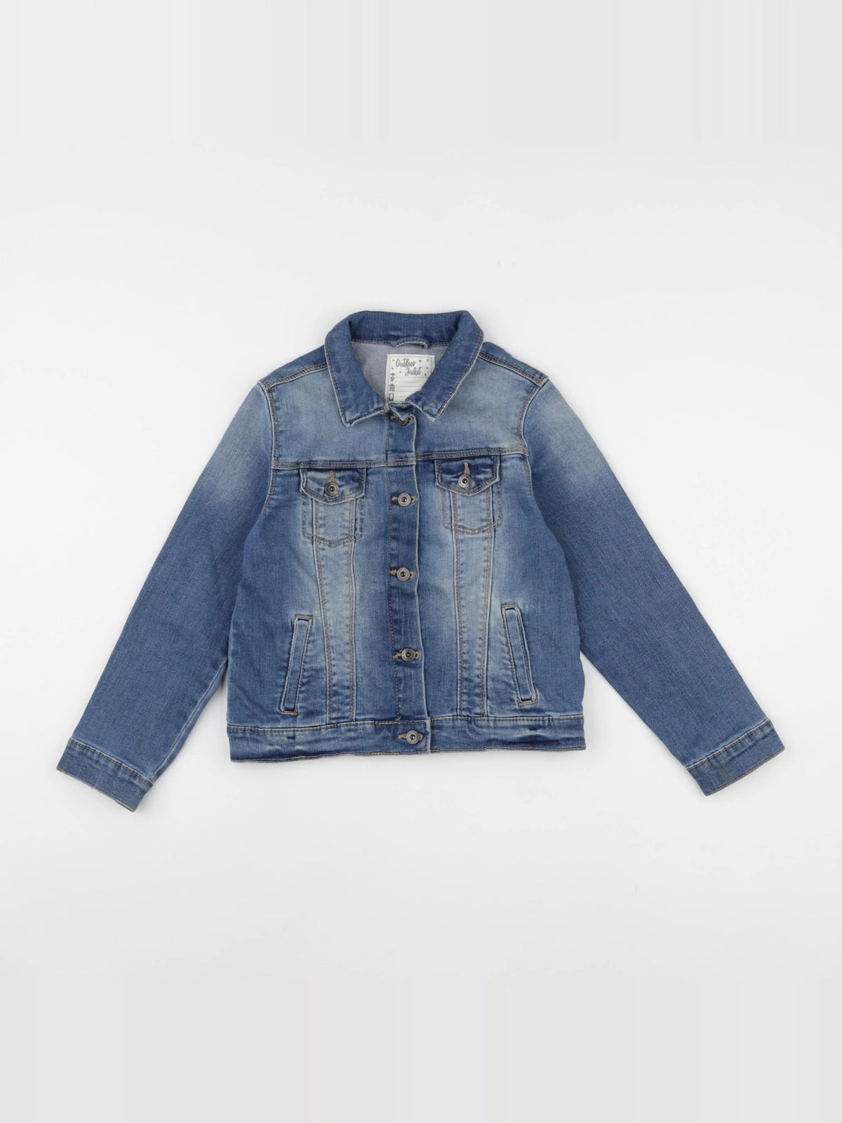 Vertbaudet - veste bleu - 7 ans