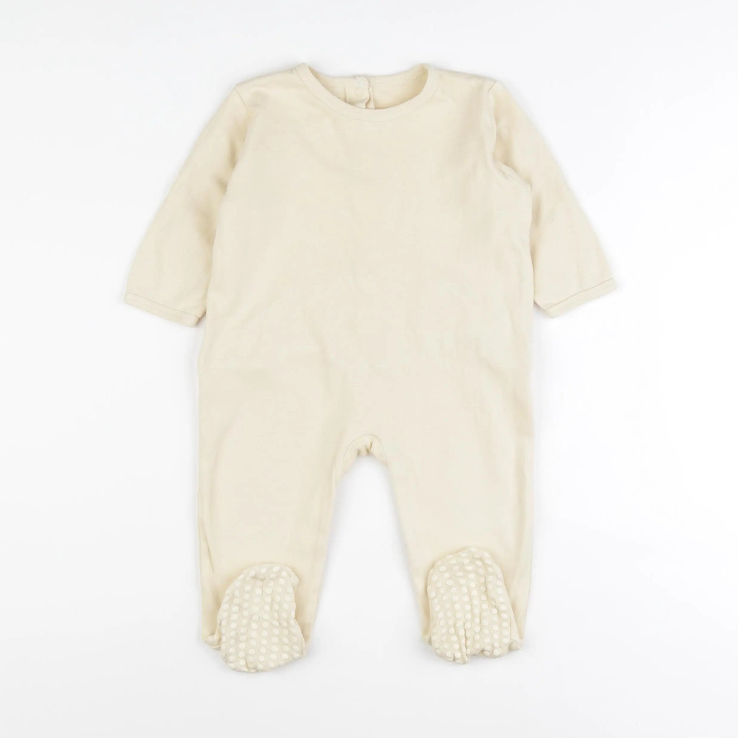 Vertbaudet - pyjama coton jaune - 12 mois