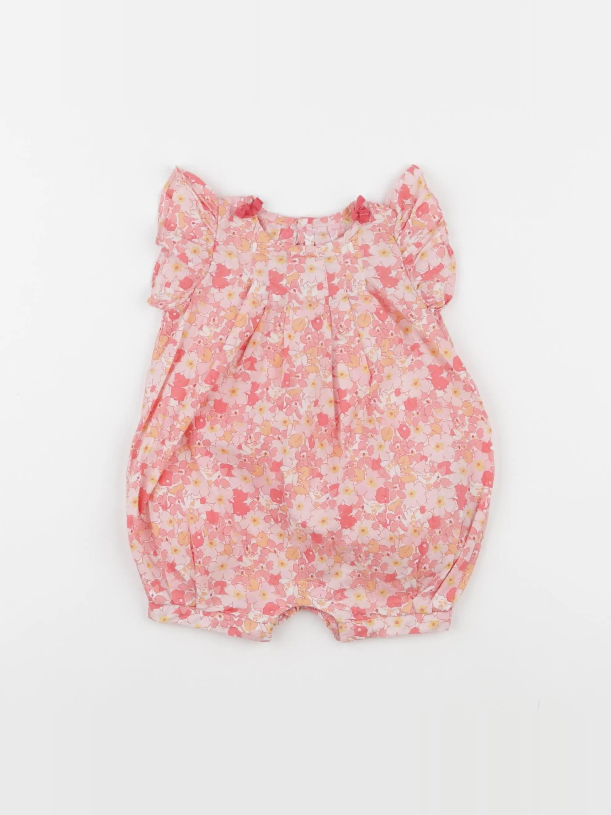 Jacadi - combinaison liberty multicolore - 0 mois