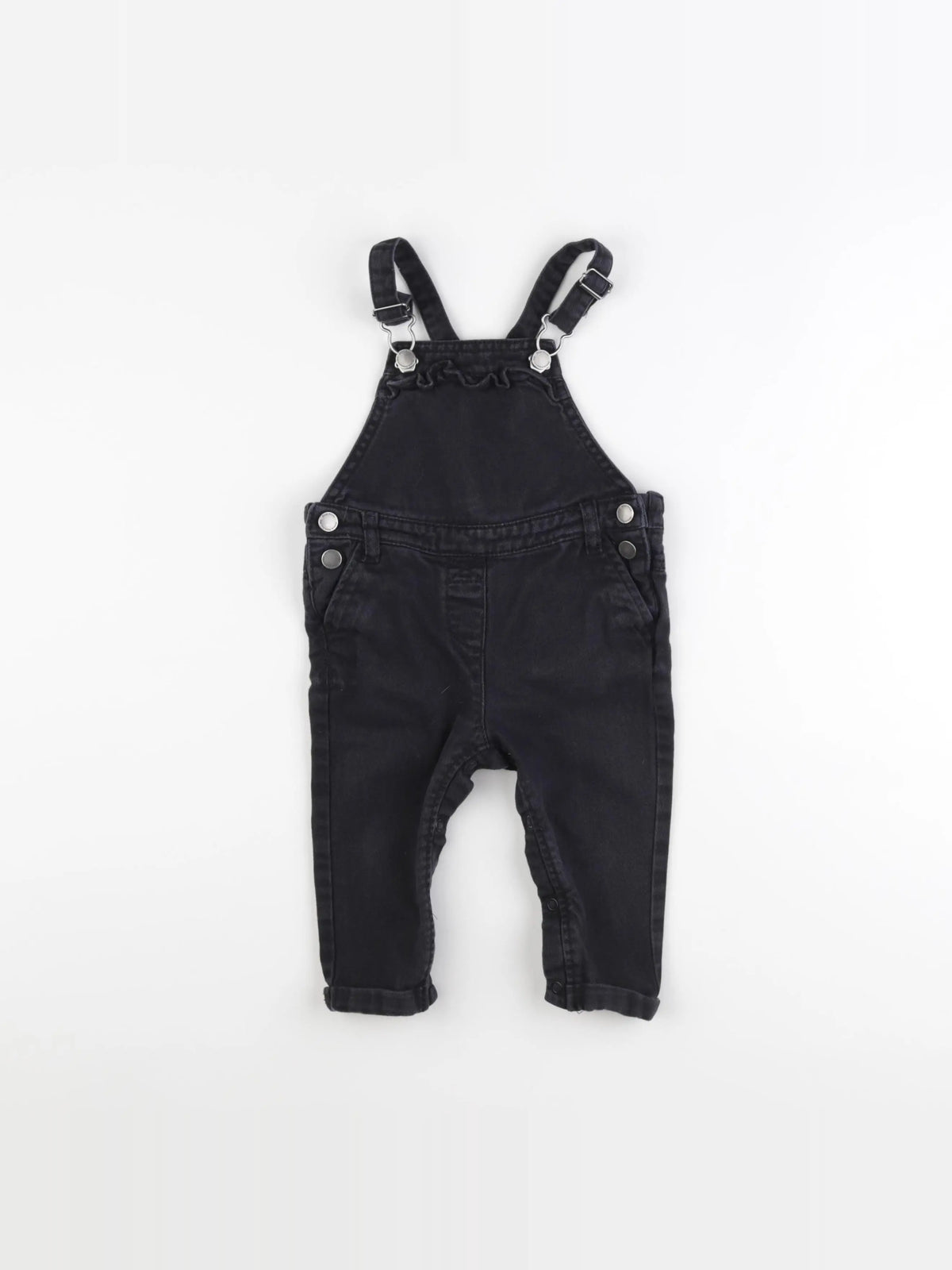 Next - salopette noir - 9/12 mois