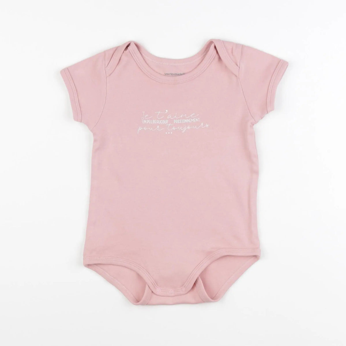 Vertbaudet - body rose - 24 mois