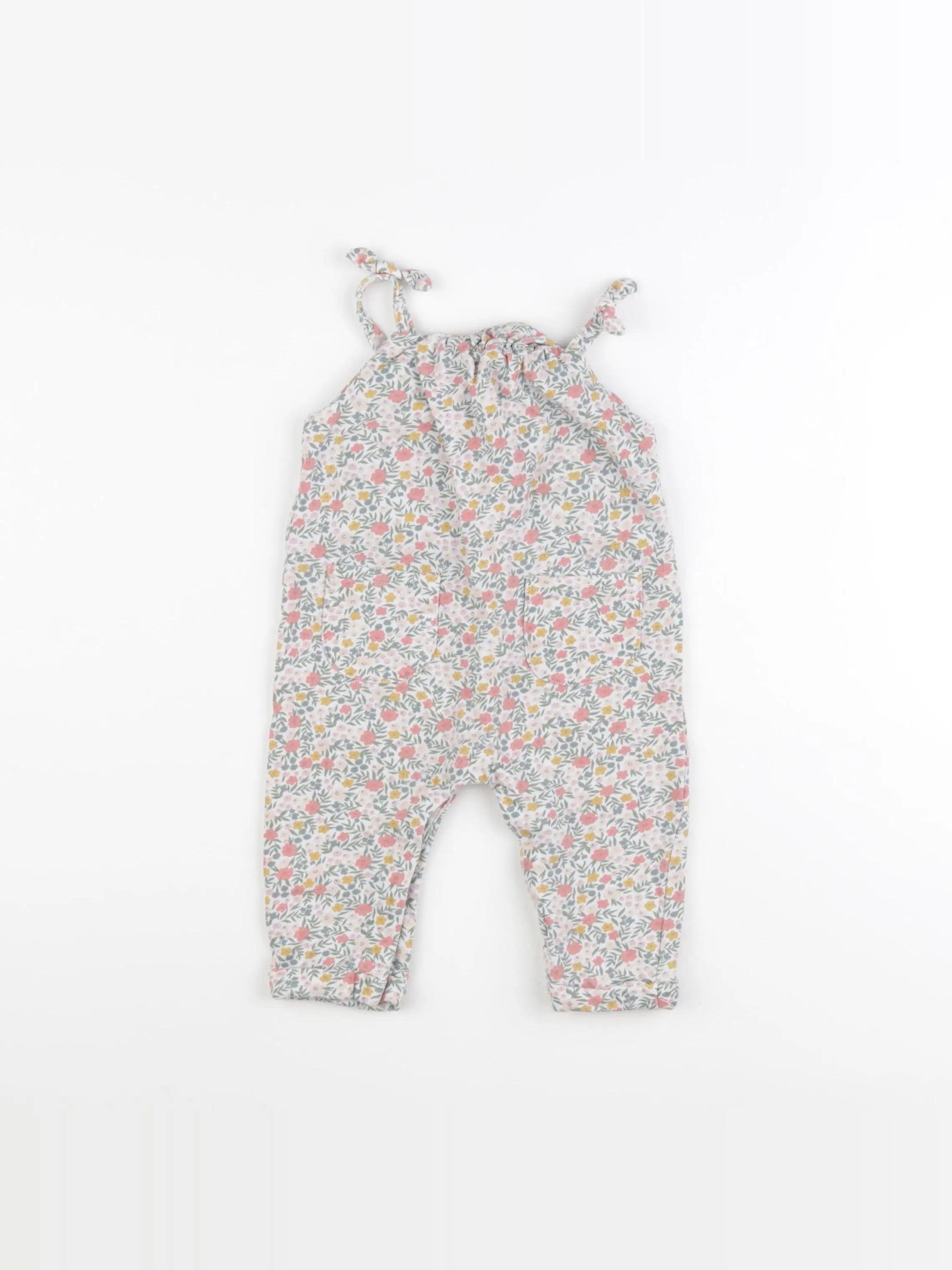 Vertbaudet - combinaison multicolore - 9 mois