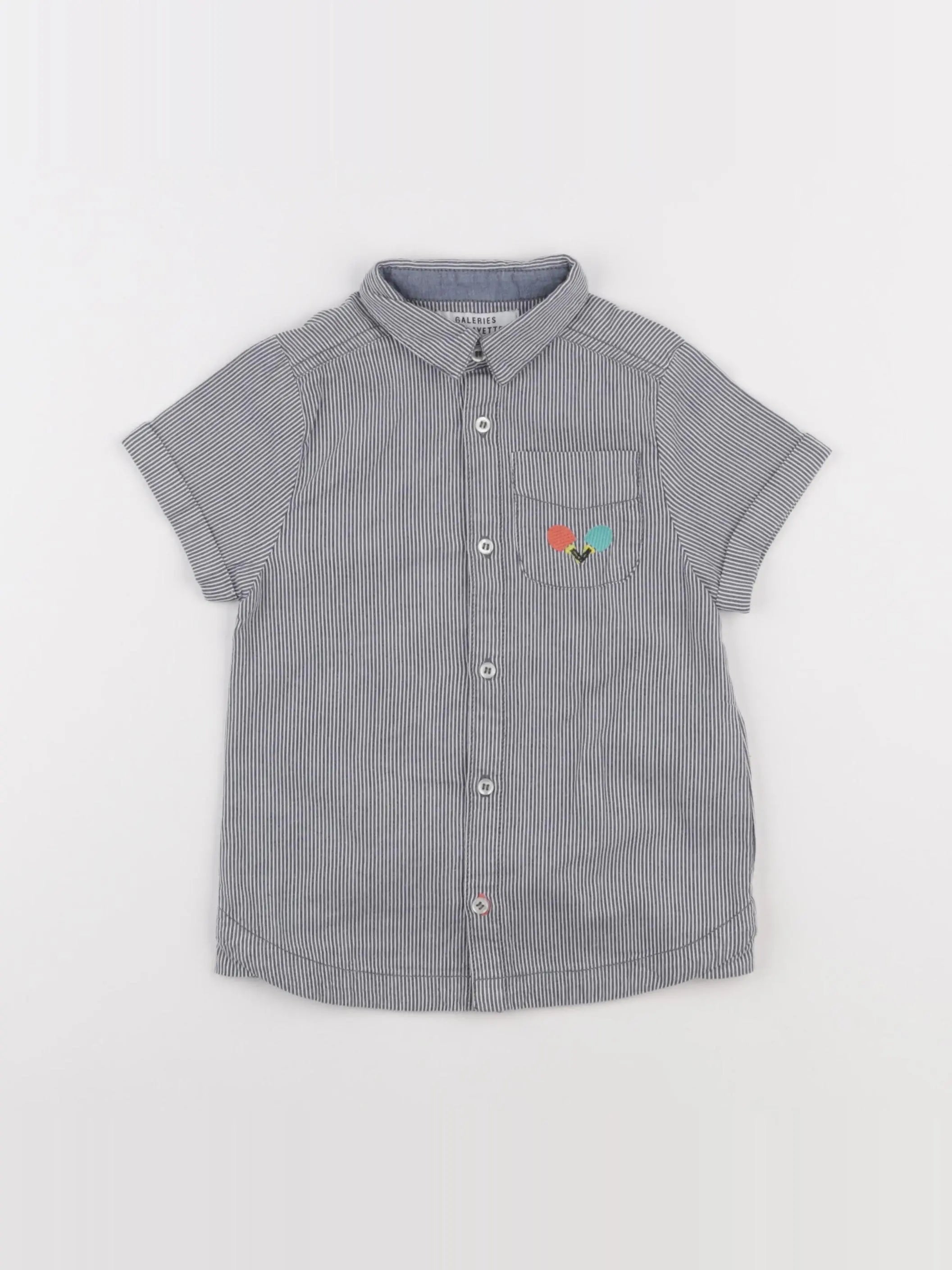 Galeries Lafayette - chemise gris - 4 ans