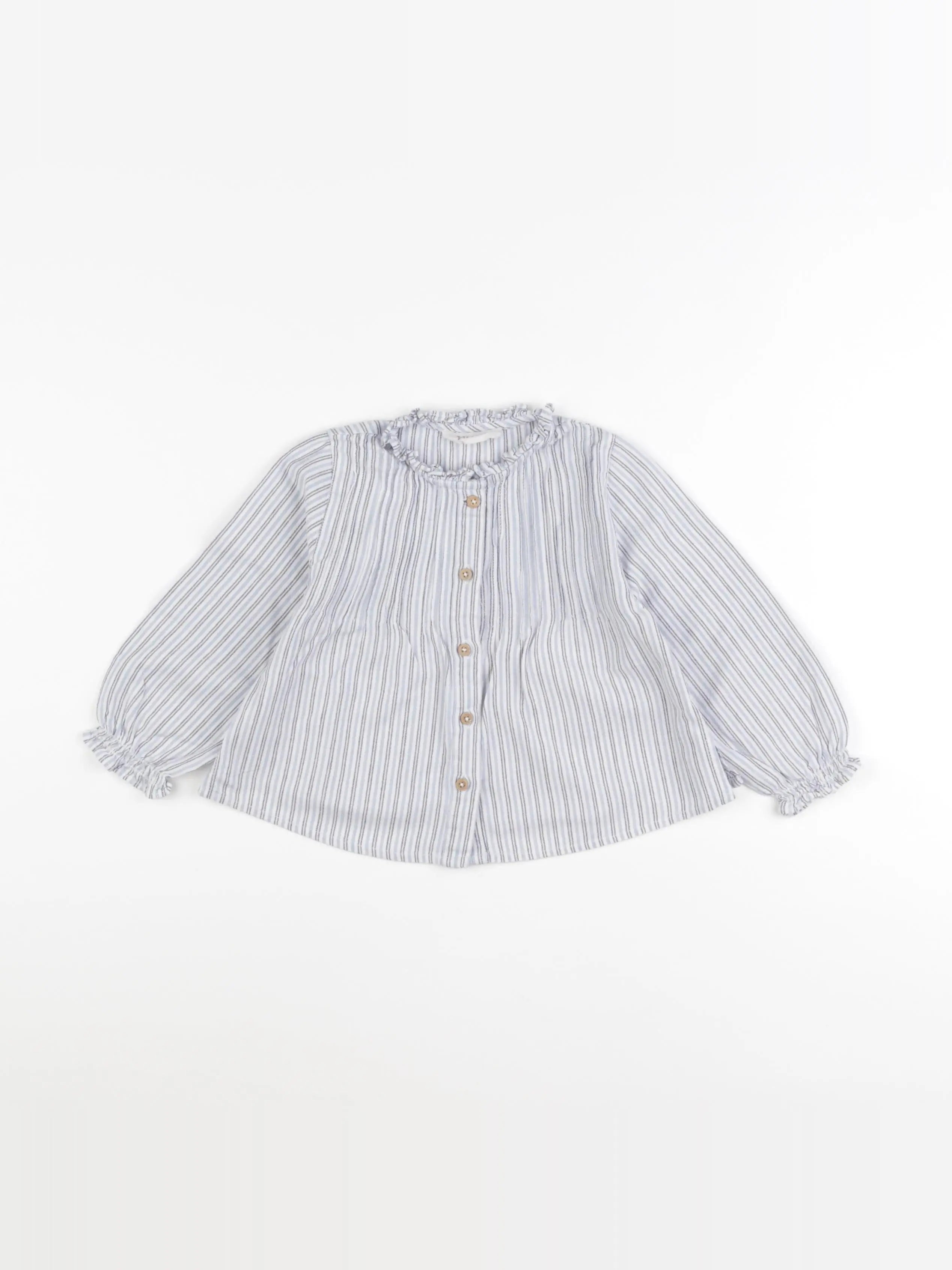 Nicoli - blouse bleu - 2 ans