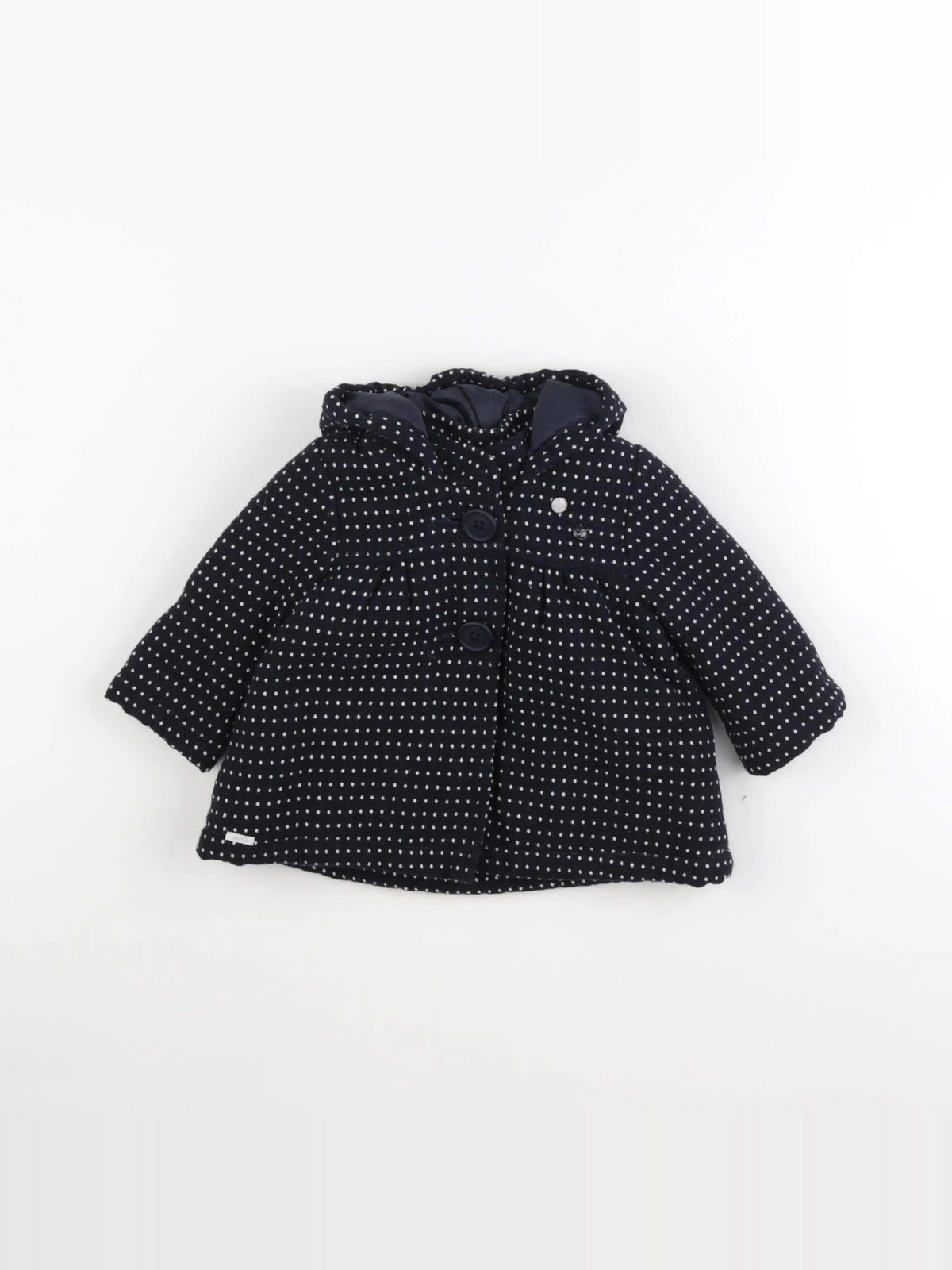 IKKS - manteau bleu - 6 mois