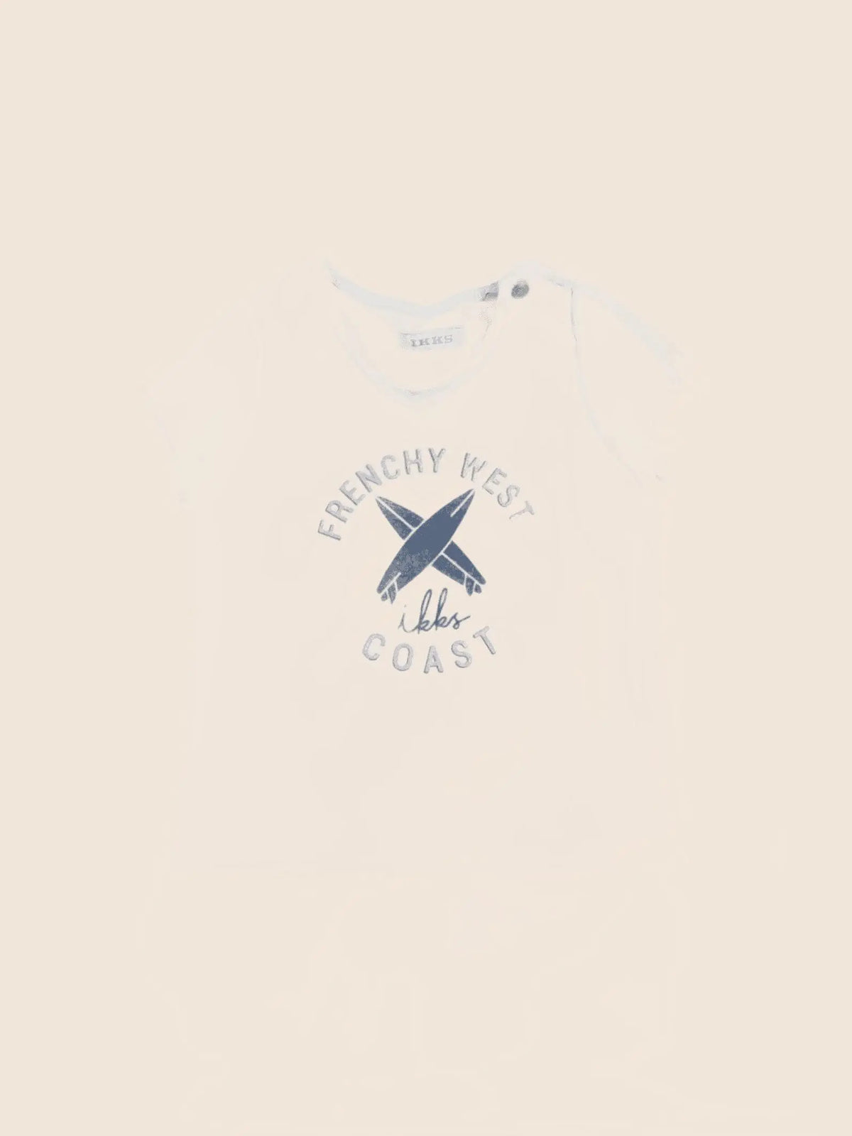 IKKS - tee-shirt beige - 12 mois