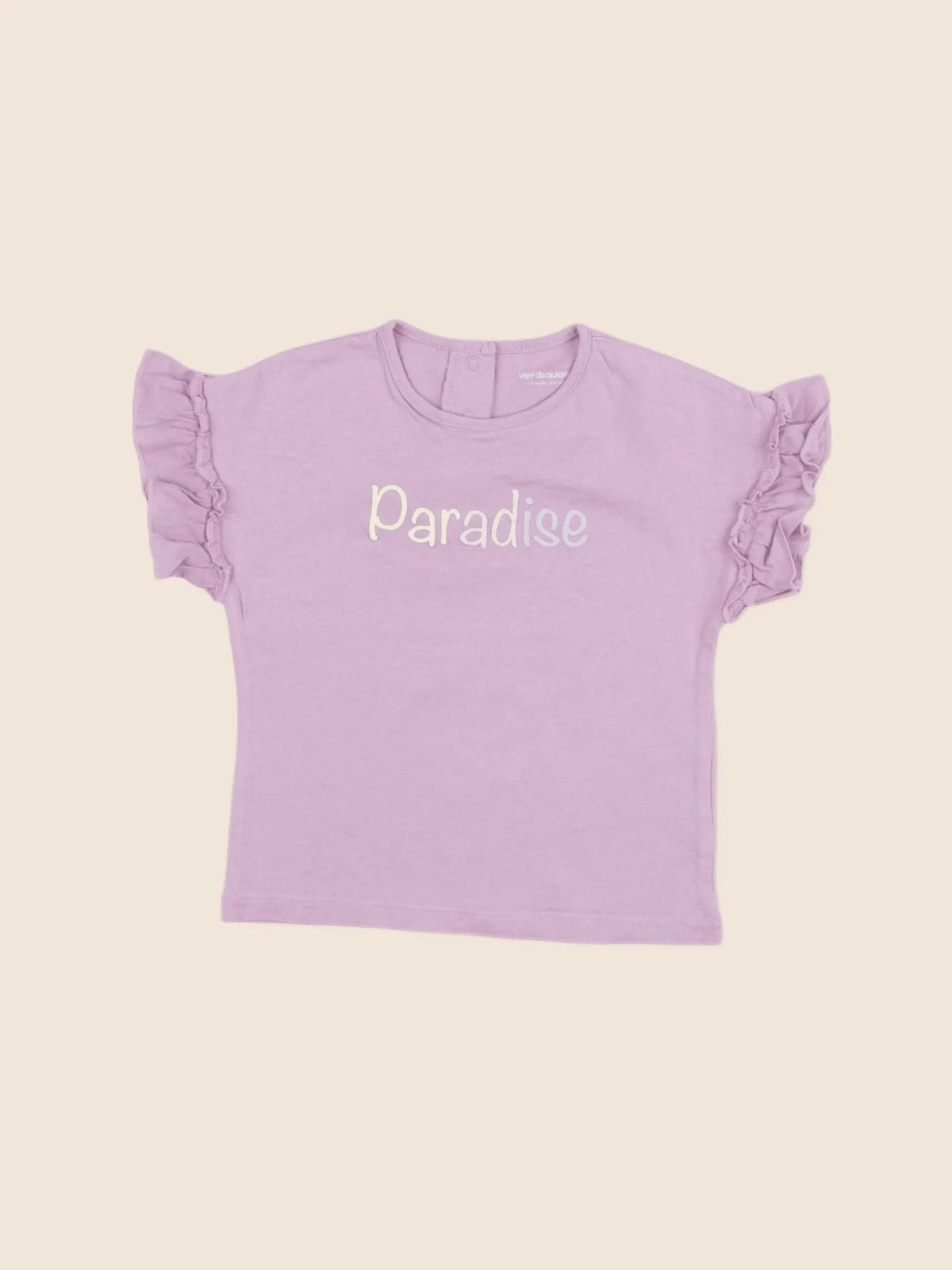 Vertbaudet - tee-shirt violet - 12 mois