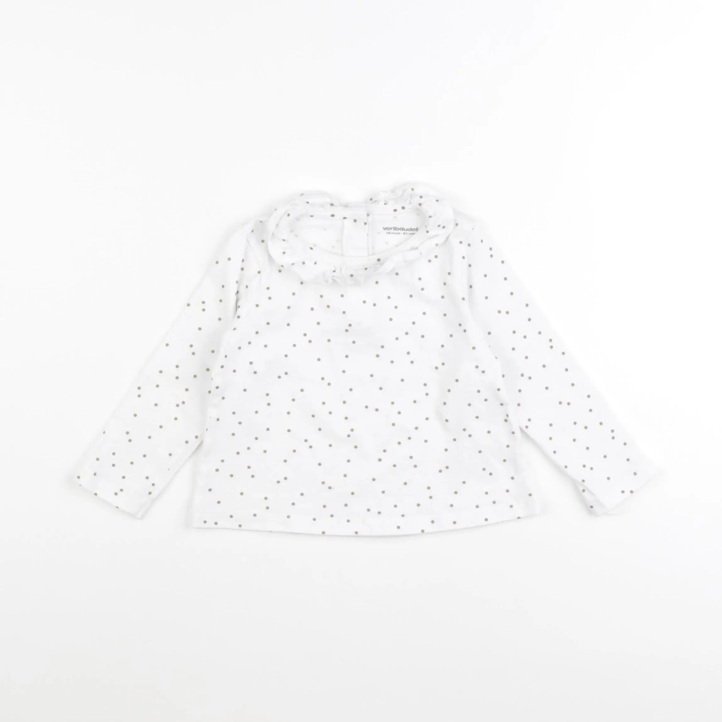 Vertbaudet - tee-shirt blanc - 18 mois