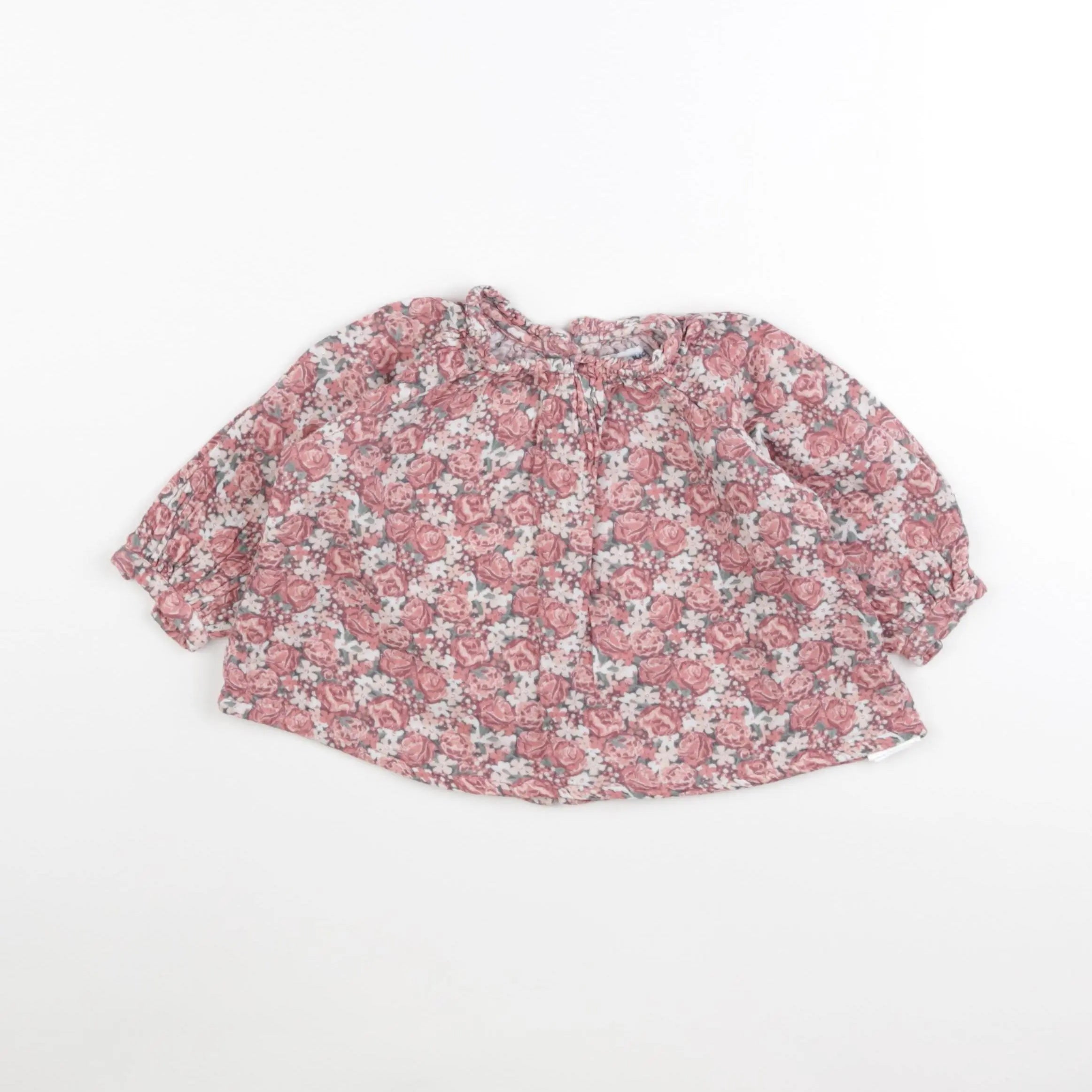 Vertbaudet - blouse multicolore - 9 mois