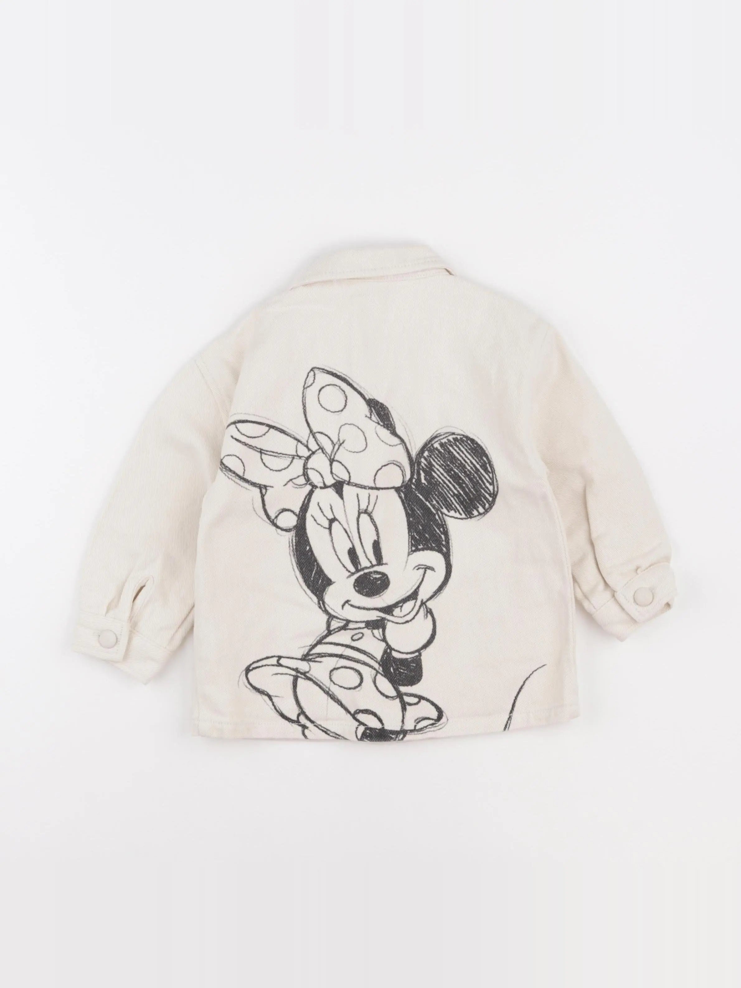 Vertbaudet - veste imprimé au dos beige - 3 ans