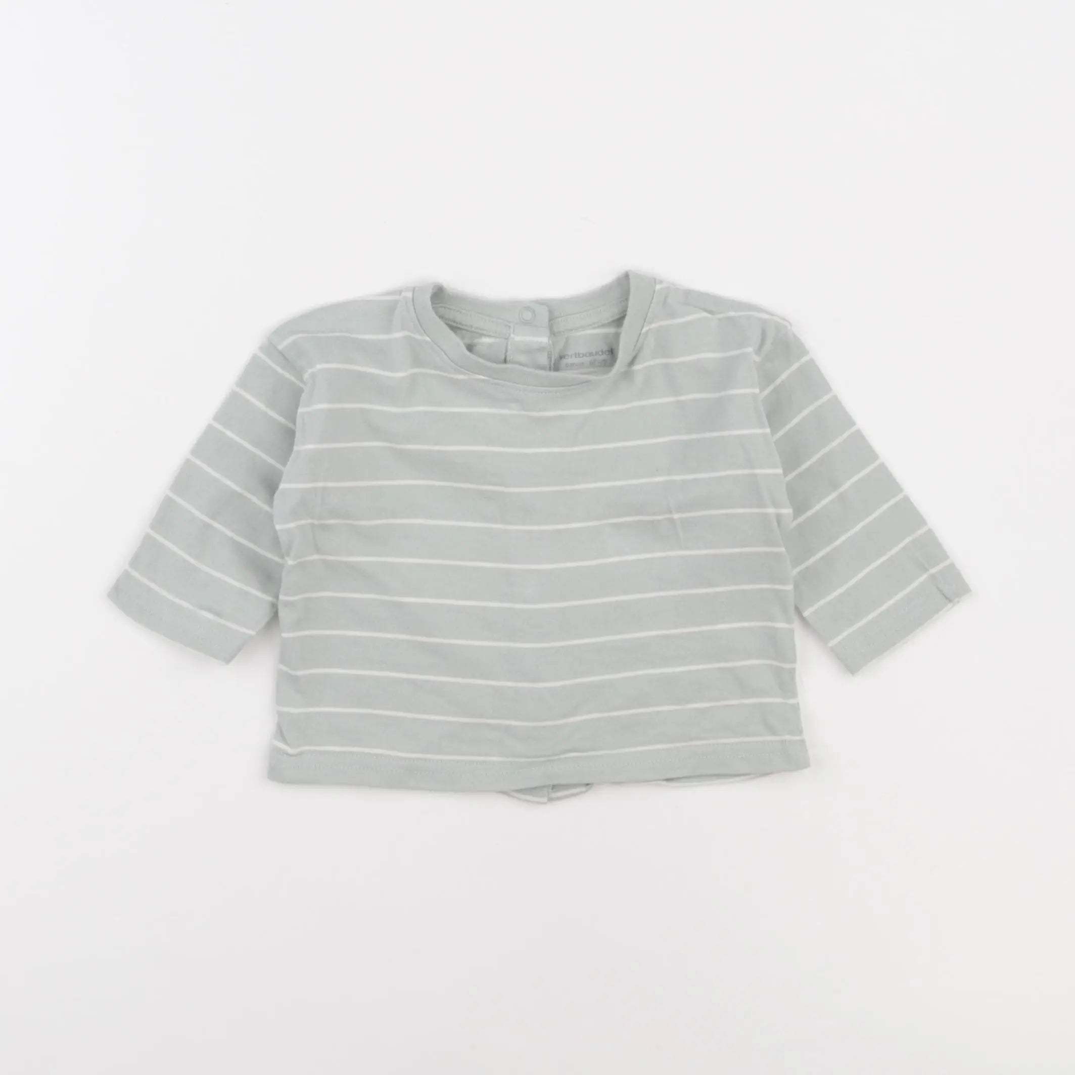 Vertbaudet - tee-shirt vert - 6 mois