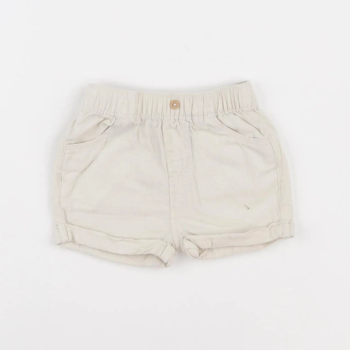 Vertbaudet - short beige - 6 mois