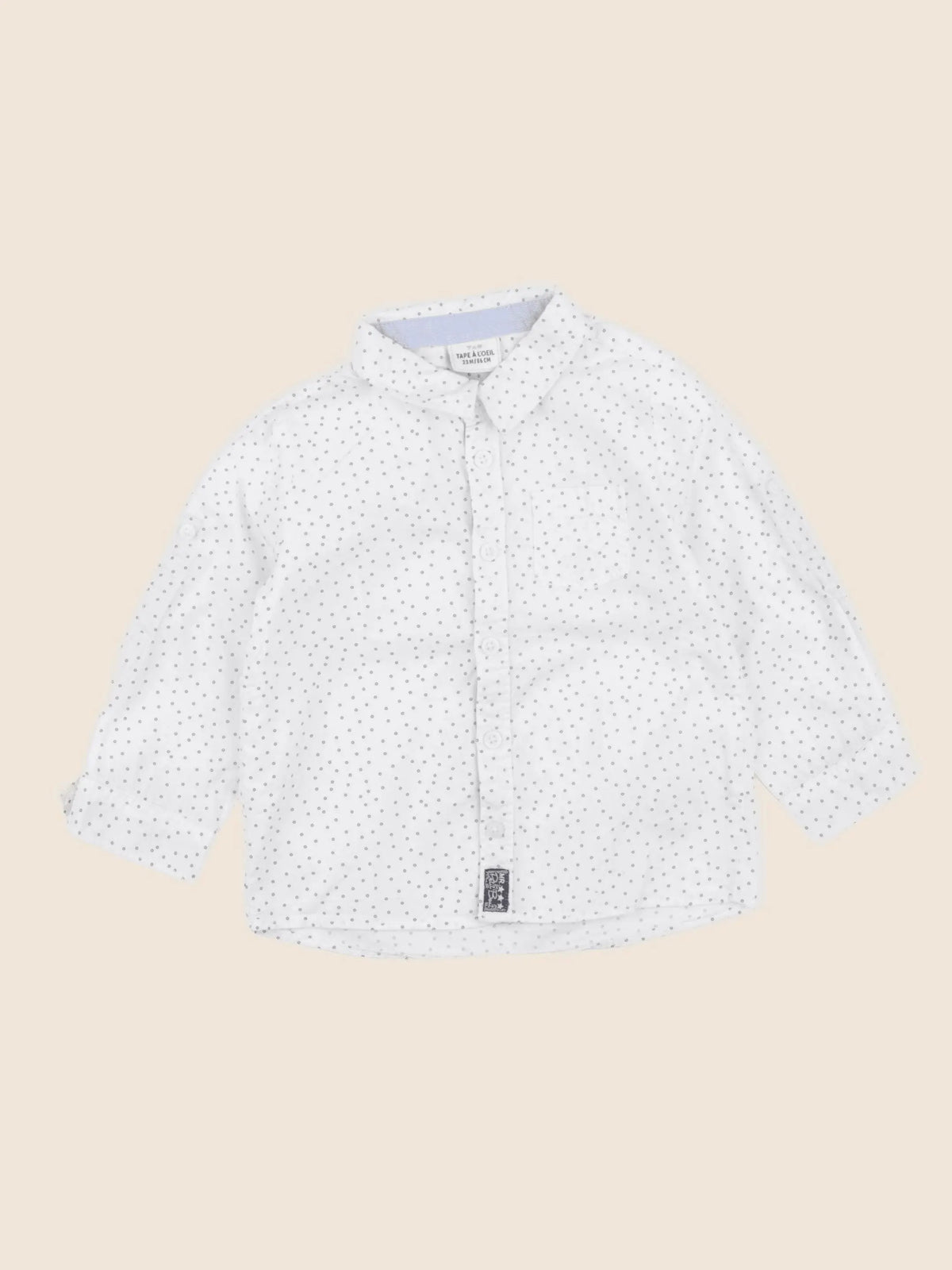 Tape à l'oeil - chemise bleu - 24 mois
