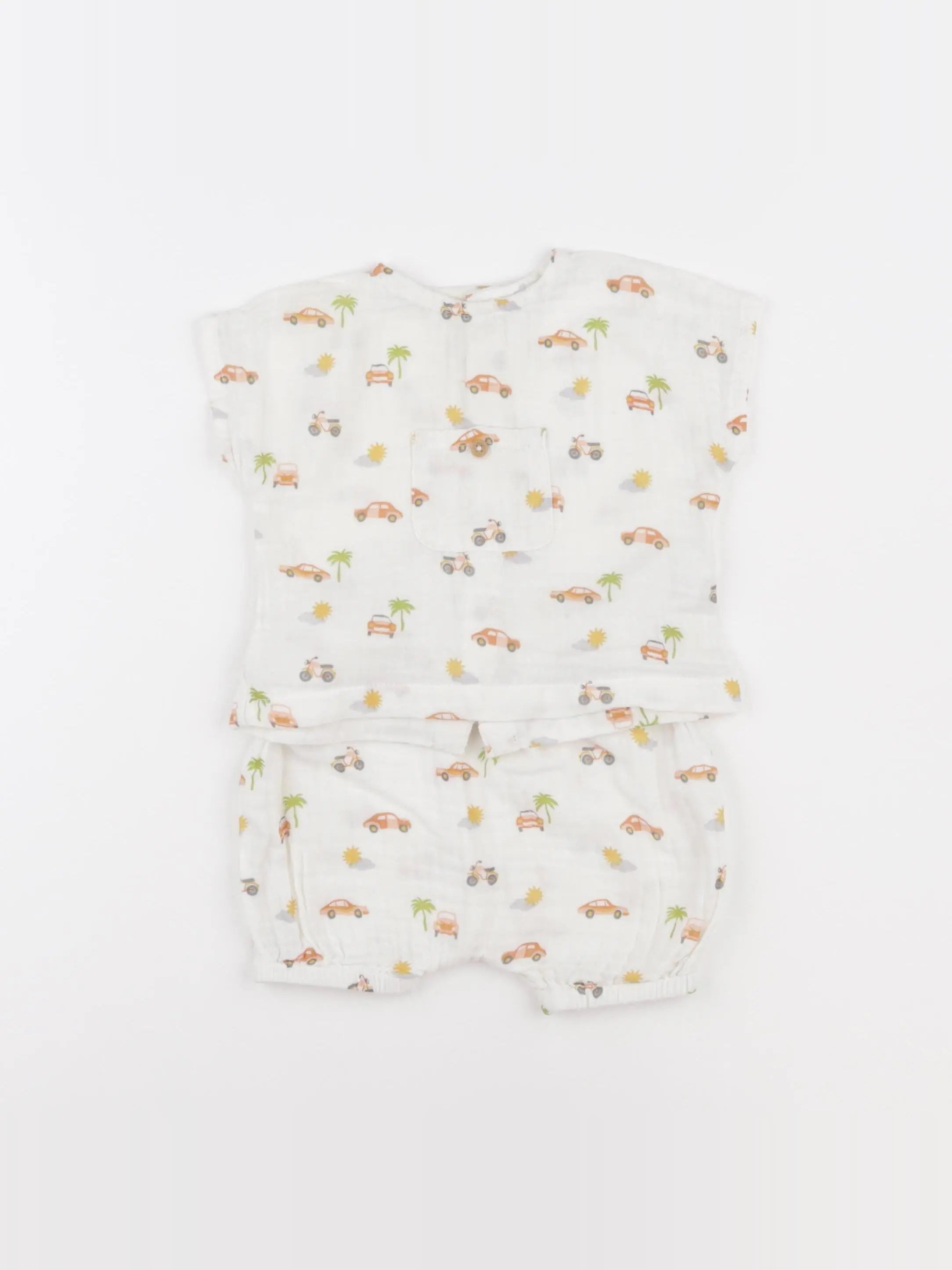 Boutchou - ensemble multicolore - 6 mois