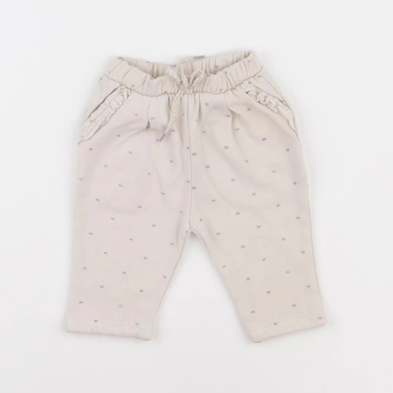 Vertbaudet - jogging beige - 3 mois