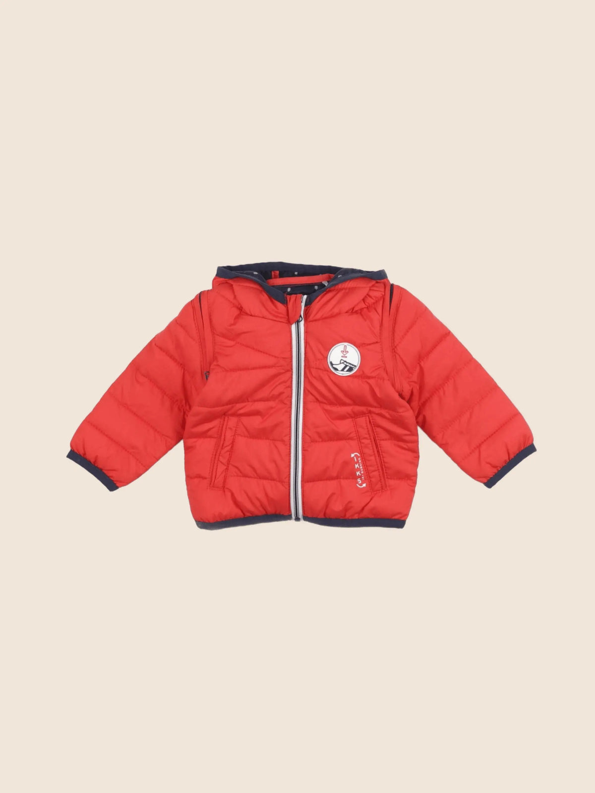 IKKS - doudoune rouge - 3 mois