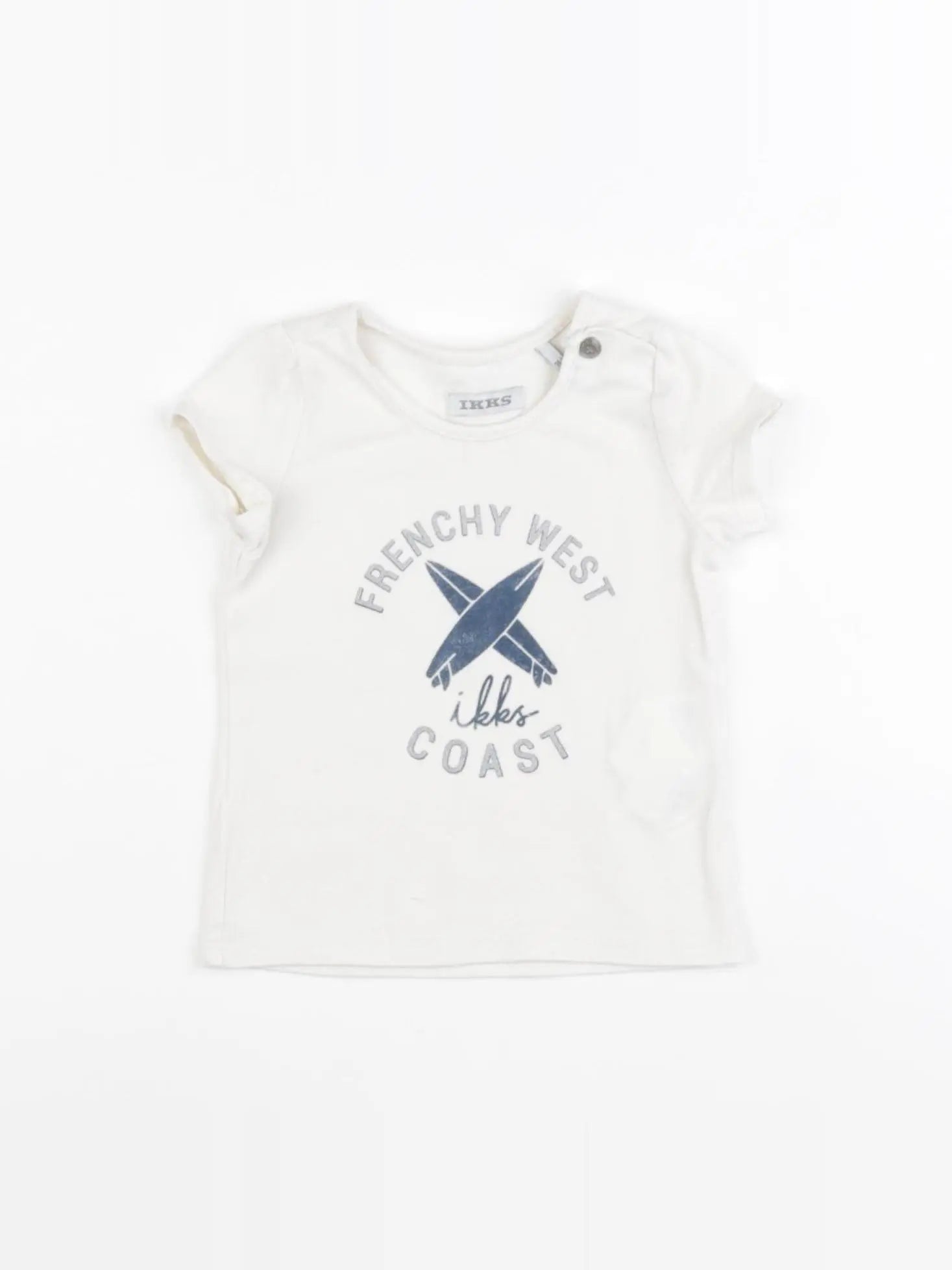 IKKS - tee-shirt beige - 3 mois