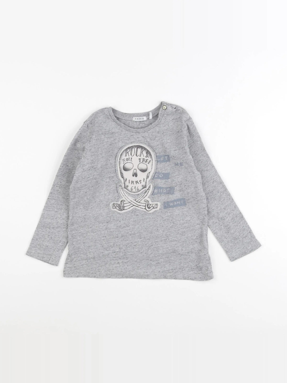 IKKS - tee-shirt gris - 3 ans