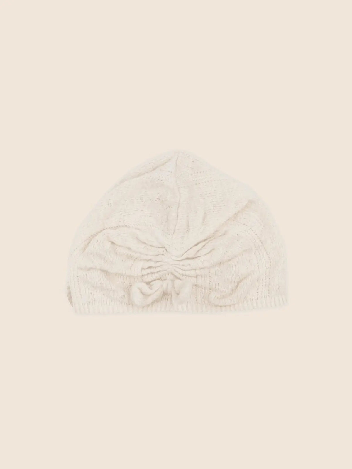 Vertbaudet - bonnet beige - 3/6 mois