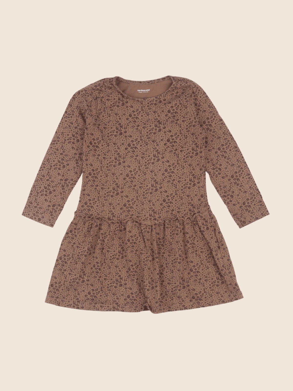 Vertbaudet - robe marron - 6 ans
