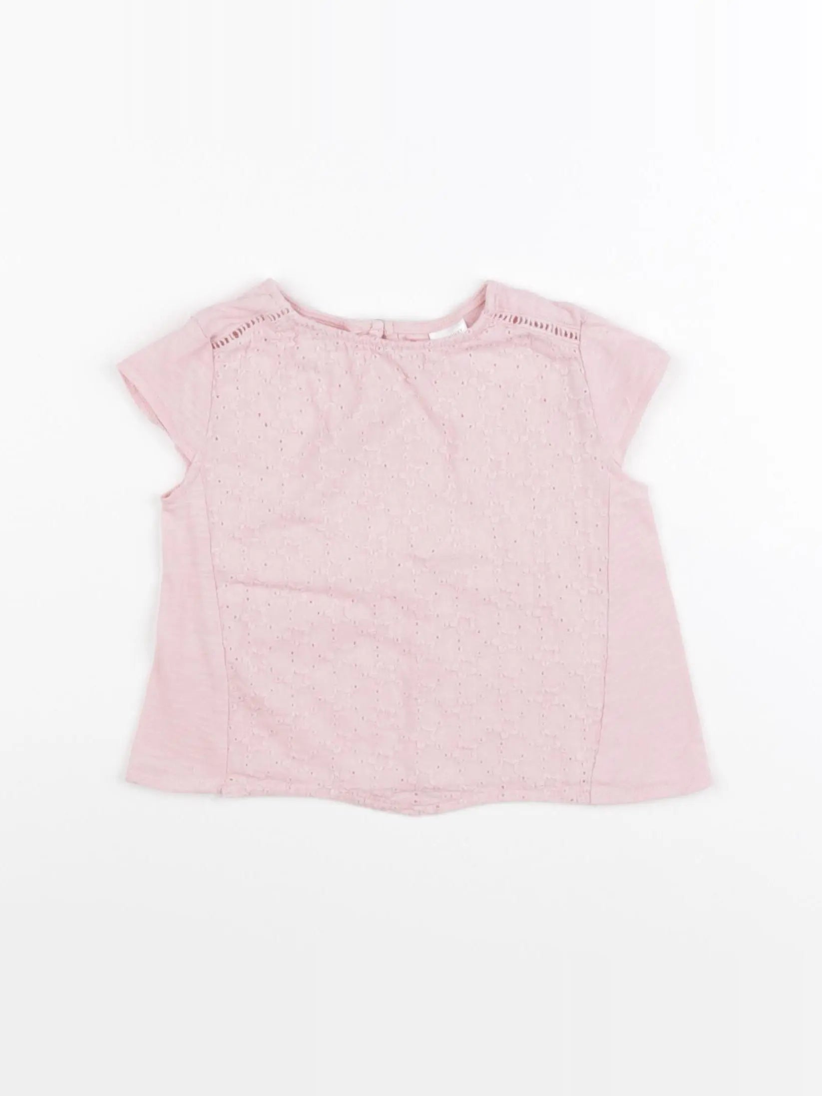 Zara - tee-shirt rose - 6/9 mois