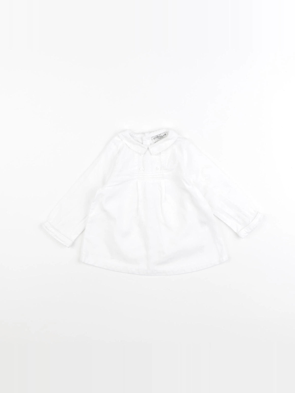 Cyrillus - blouse blanc - 6 mois