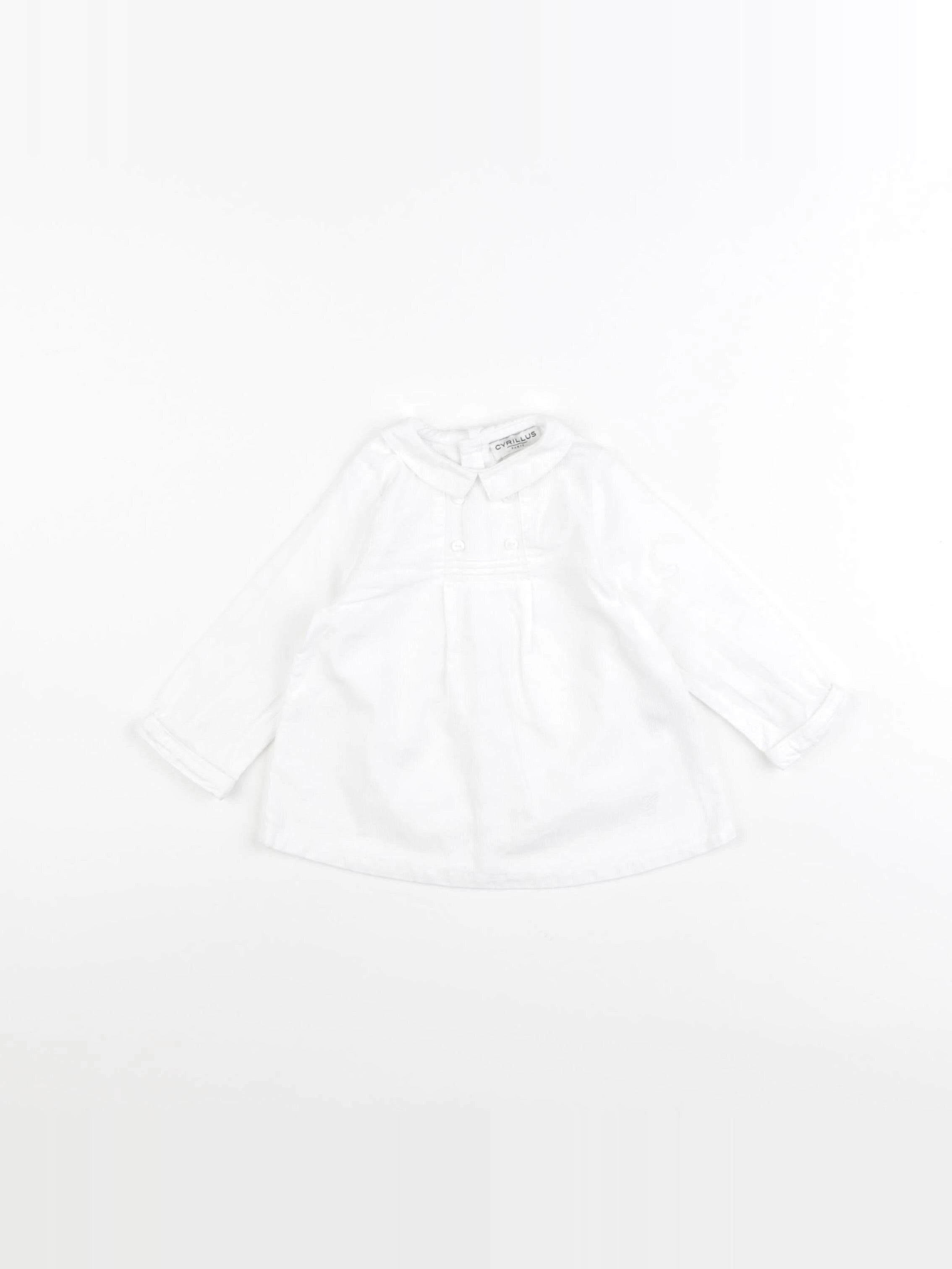 Cyrillus - blouse blanc - 6 mois