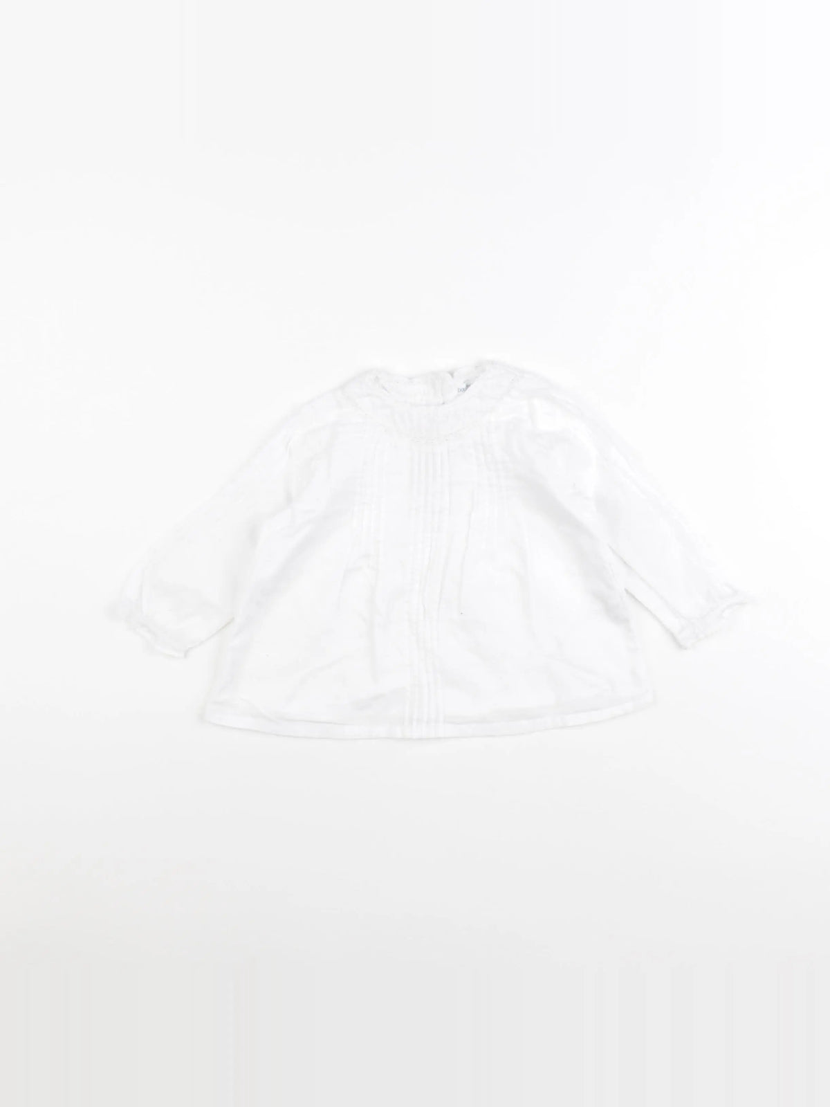Boutchou - blouse blanc - 9 mois