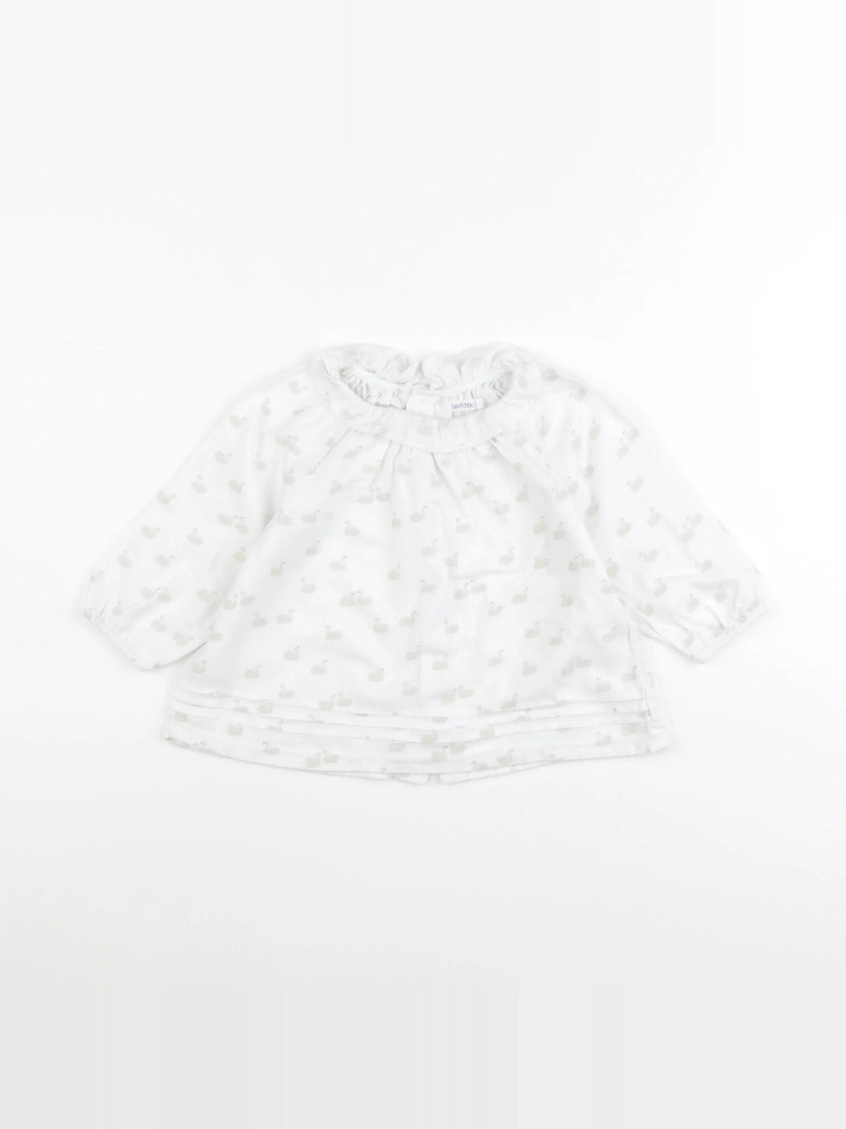 Boutchou - blouse blanc - 12 mois