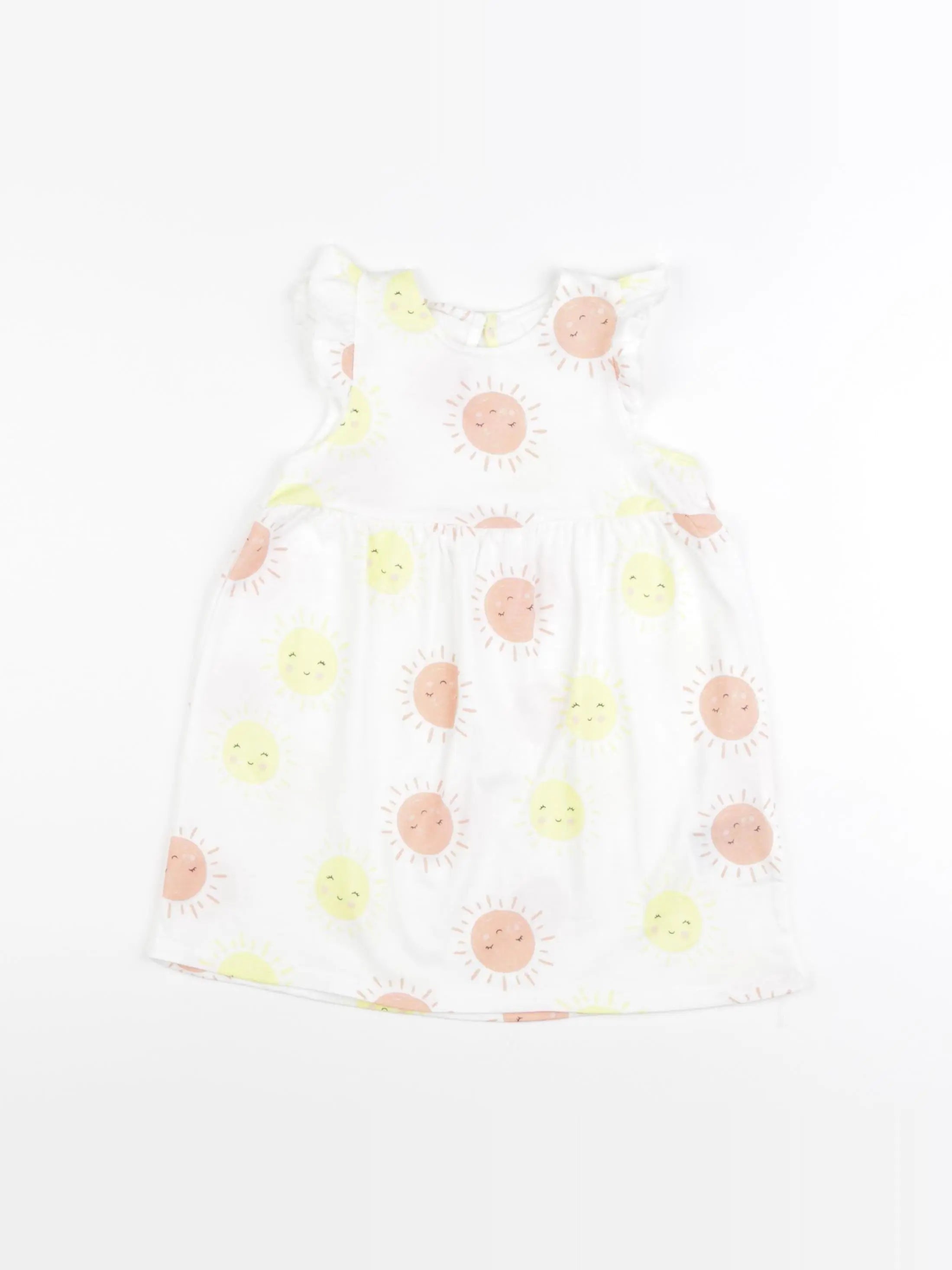 H&M - robe blanc - 12 mois