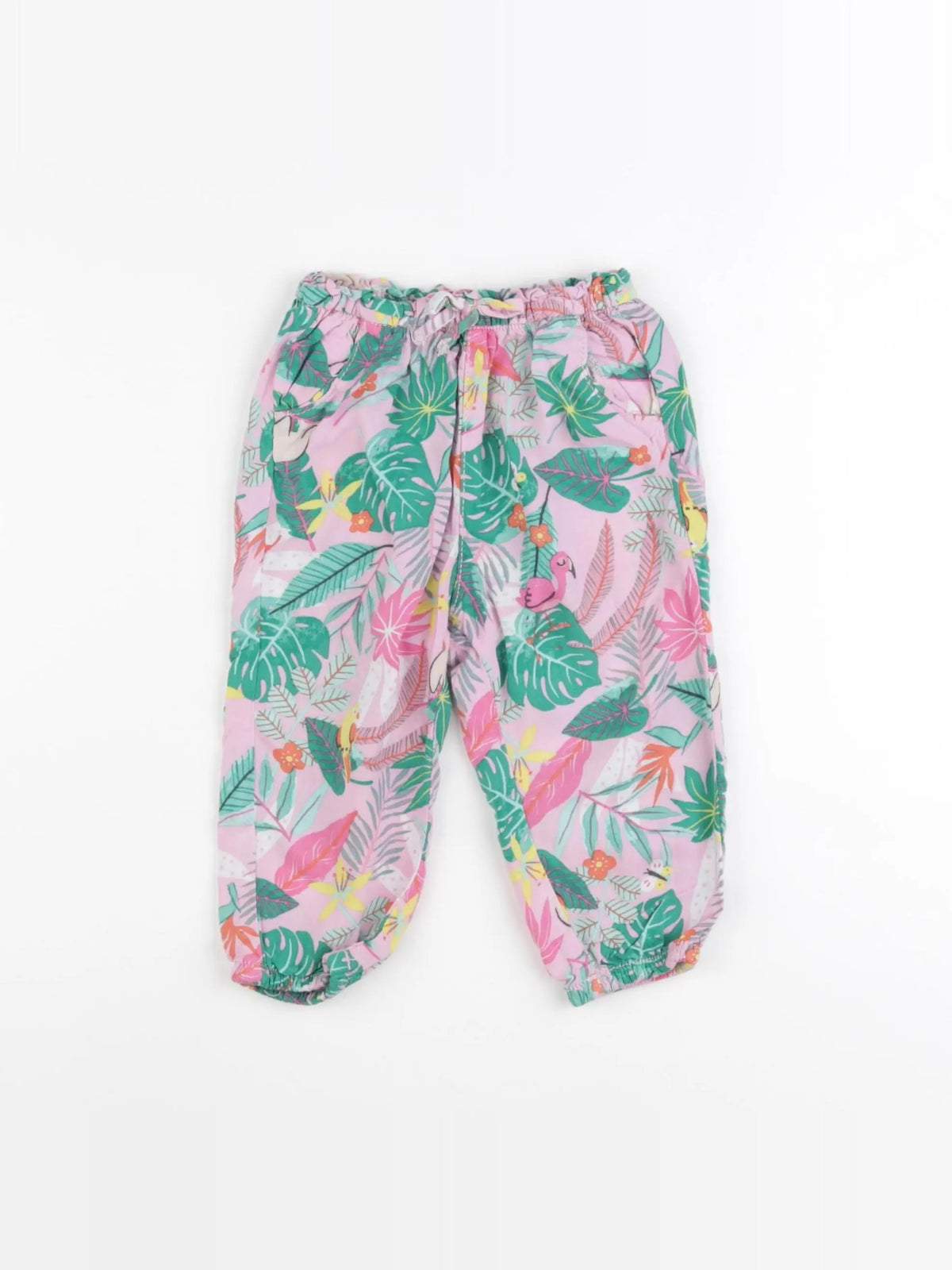 H&M - pantalon rose - 9/12 mois