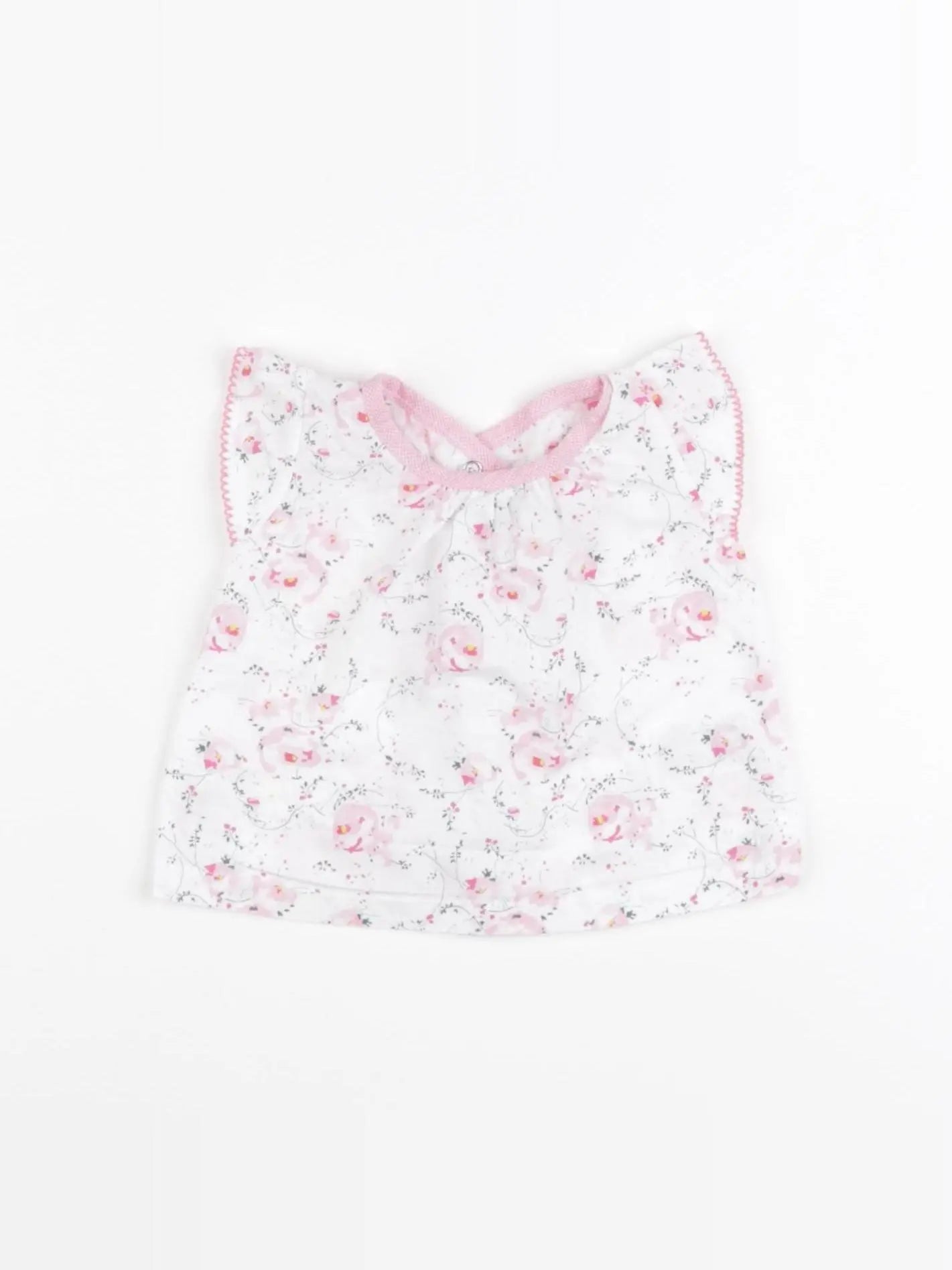 Petit Bateau - blouse blanc - 1 mois