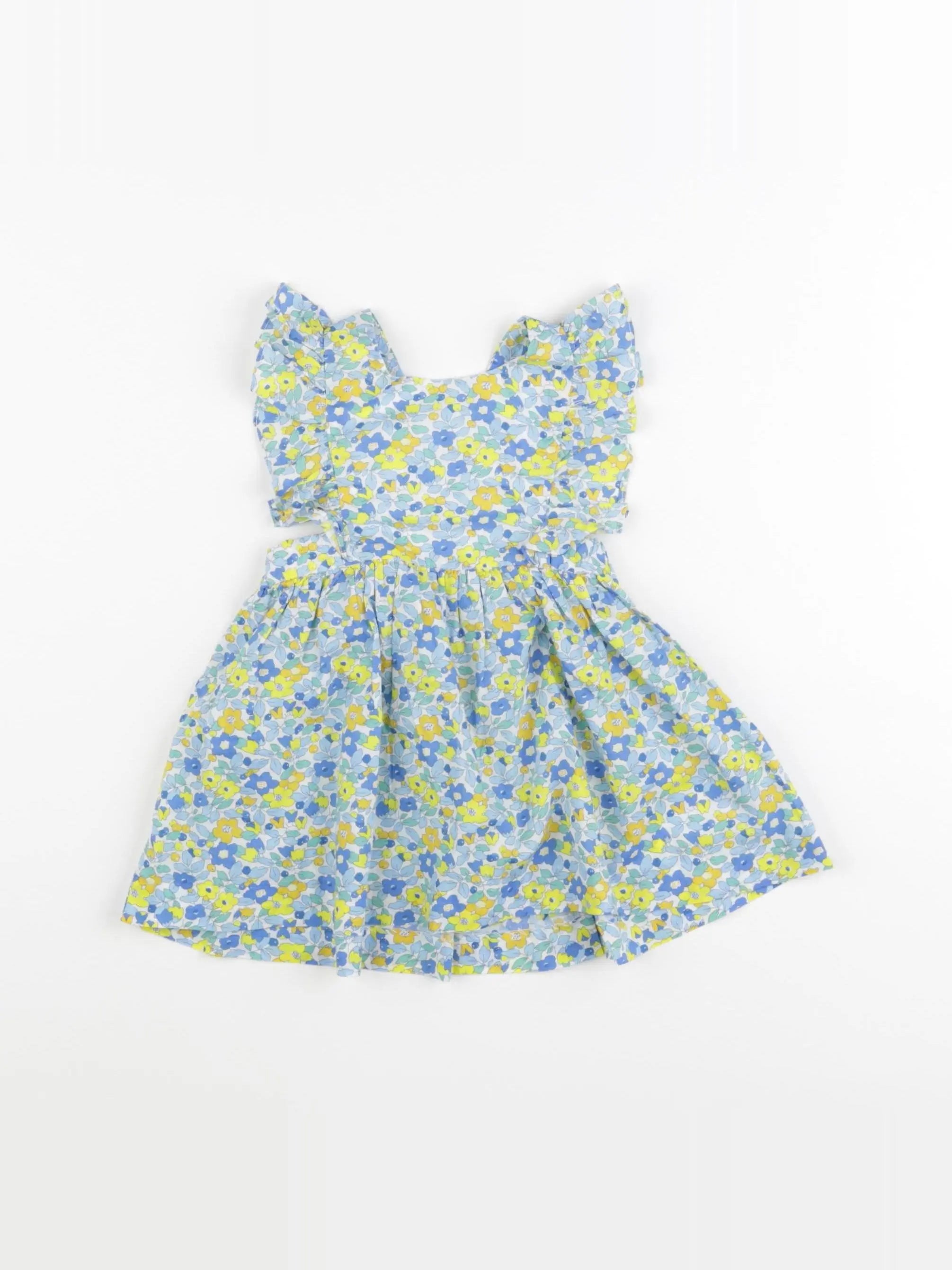 Jacadi - robe liberty bleu - 6 mois