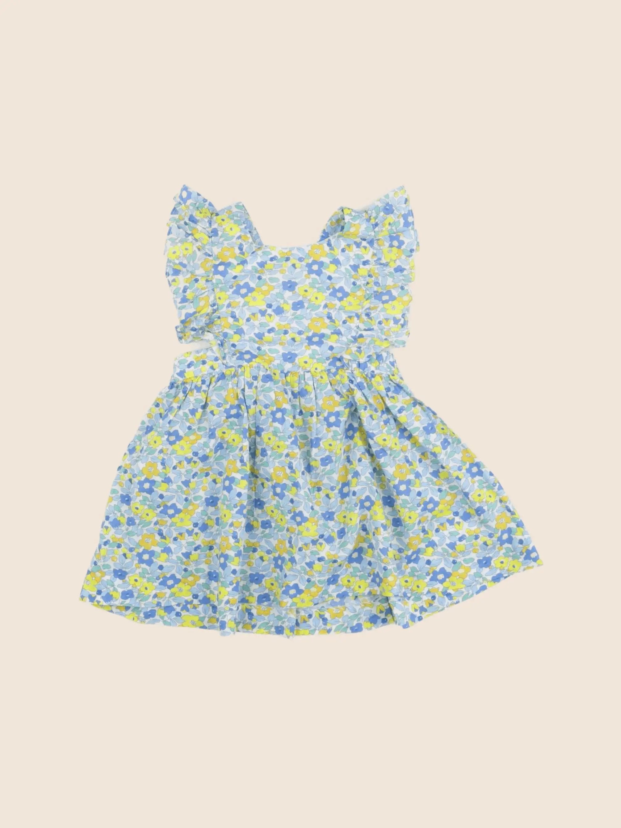 Jacadi - robe liberty bleu - 6 mois