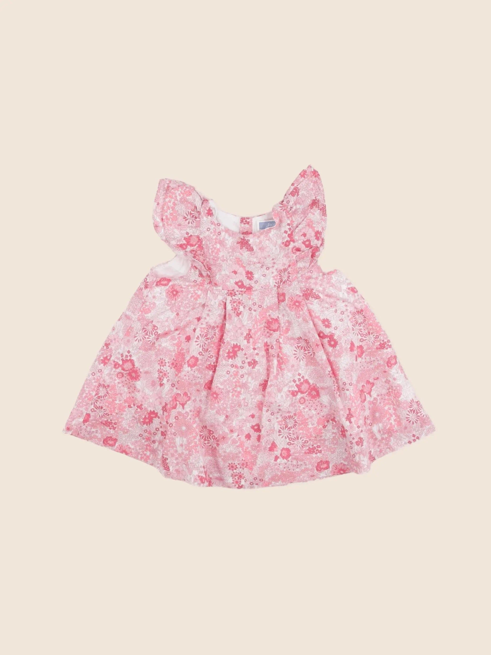 Jacadi - robe liberty rose - 6 mois
