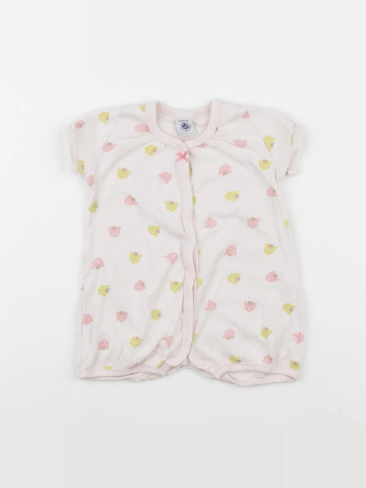 Petit Bateau - pyjama coton multicolore - 6 mois