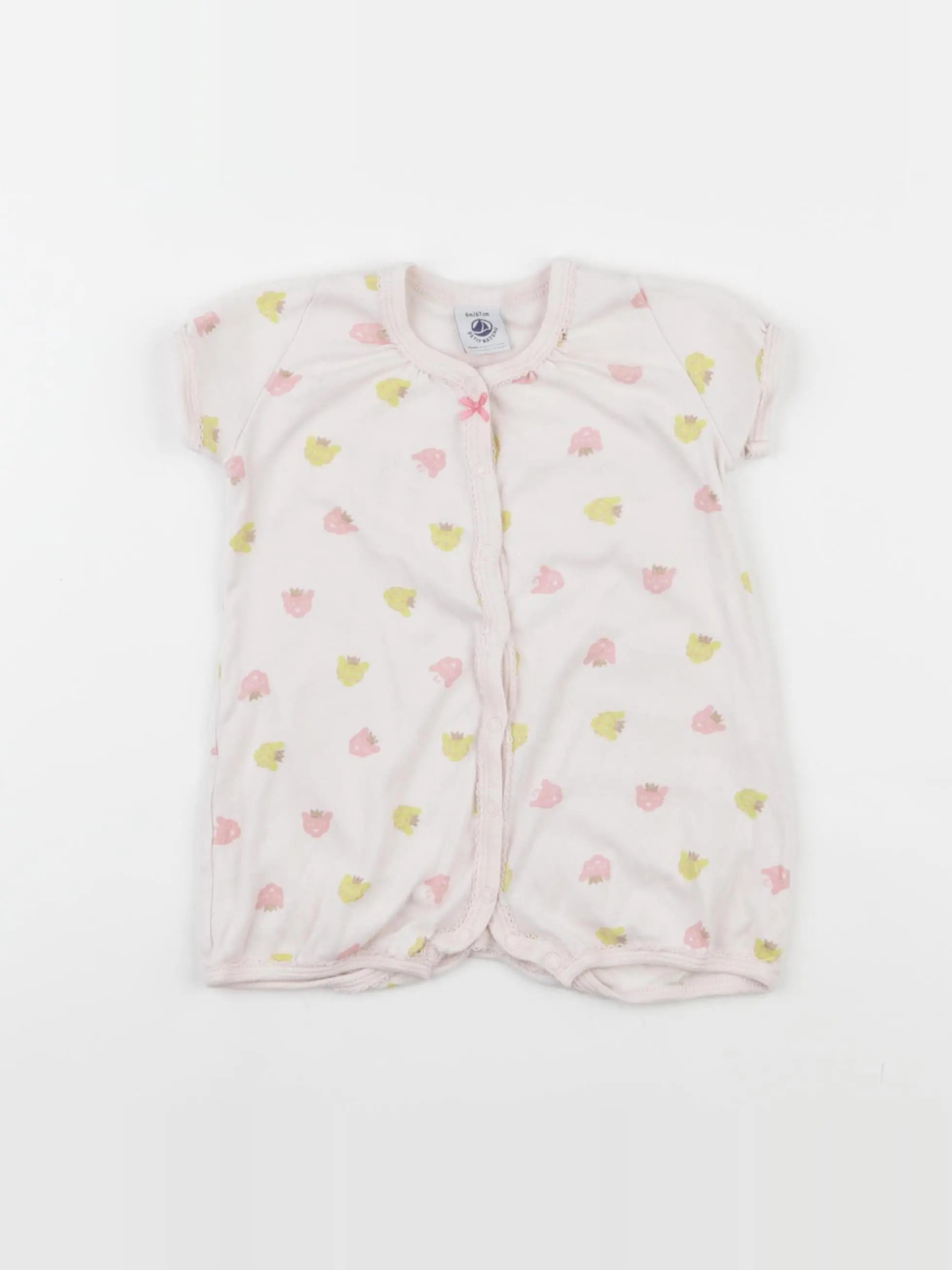 Petit Bateau - pyjama coton multicolore - 6 mois