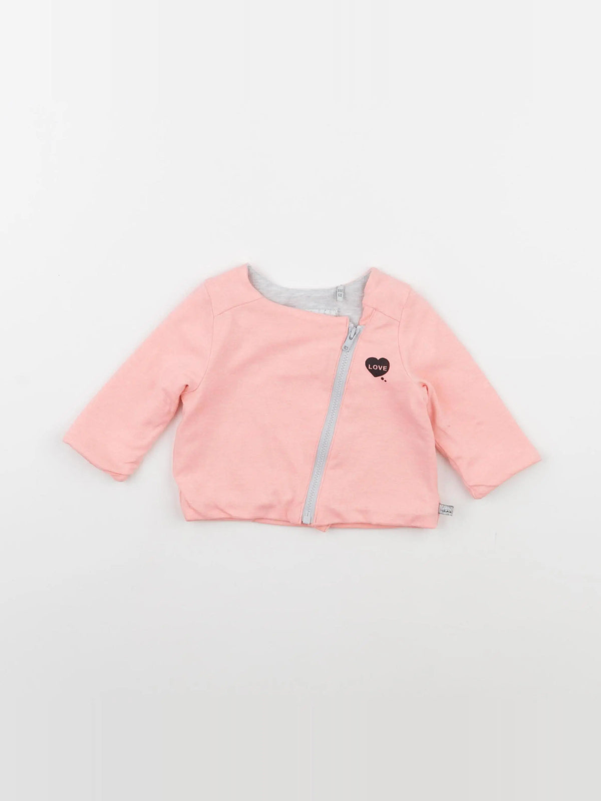 IKKS - sweat rose fluo - 6 mois