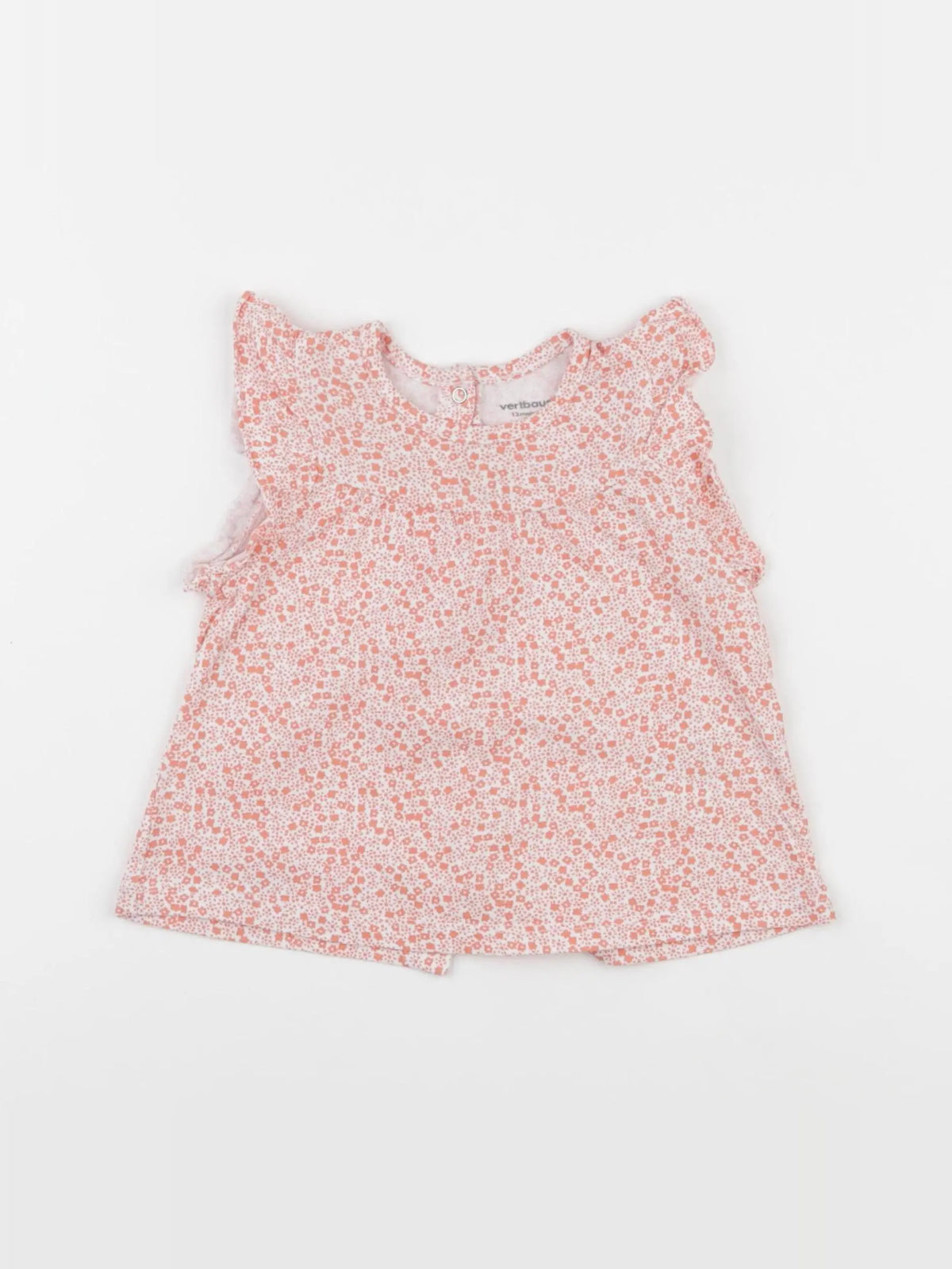 Vertbaudet - tee-shirt rose - 12 mois