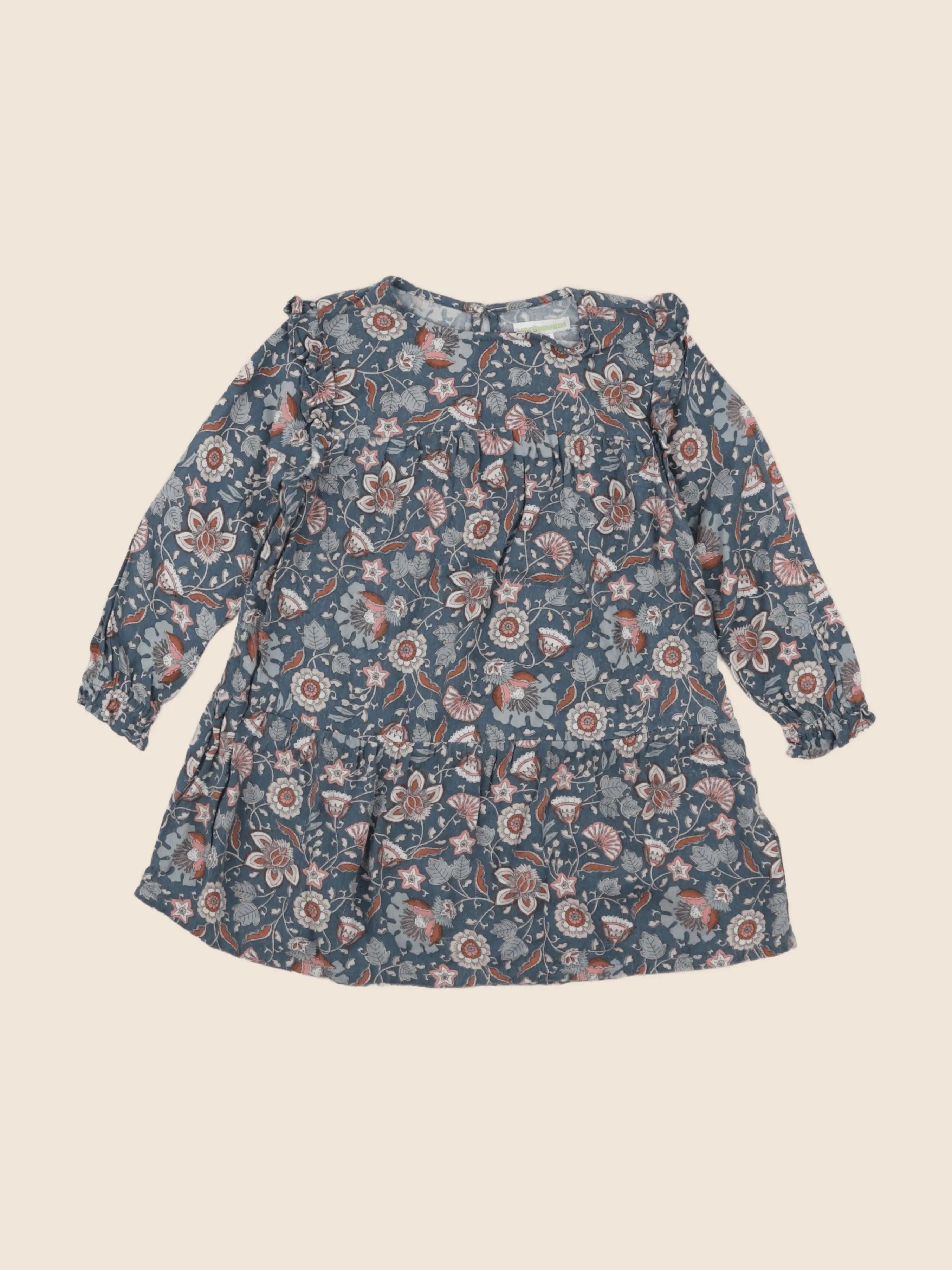 Vertbaudet - robe bleu - 3 ans