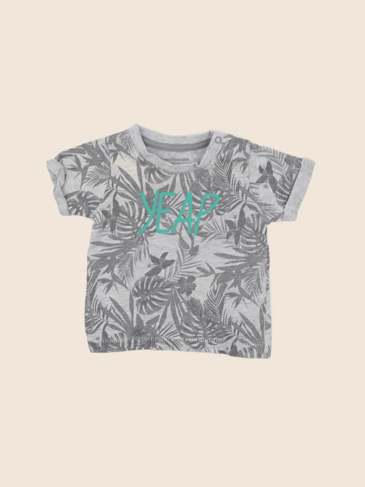 Vertbaudet - tee-shirt gris - 3 mois