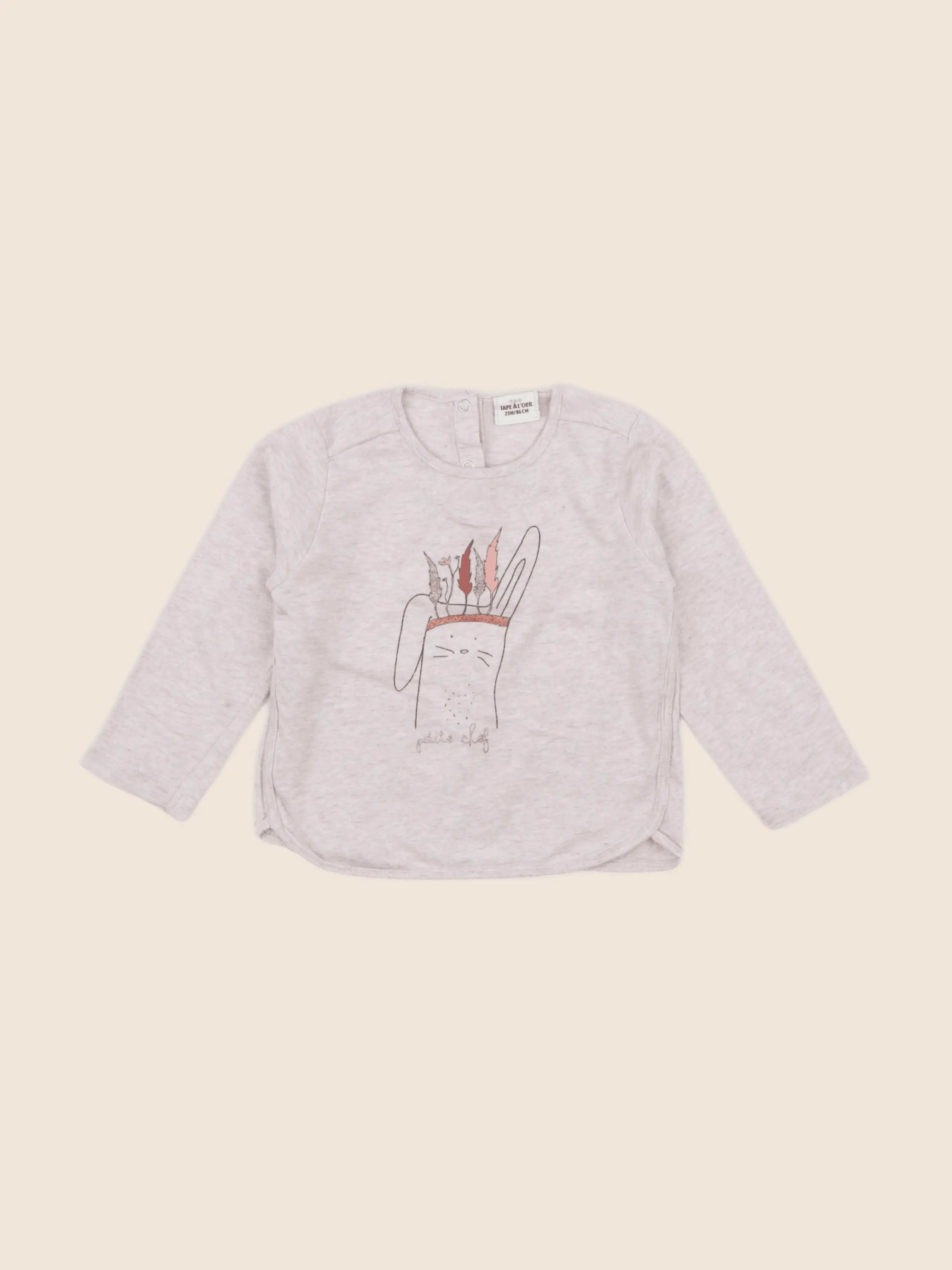 Tape à l'oeil - tee-shirt rose - 23 mois