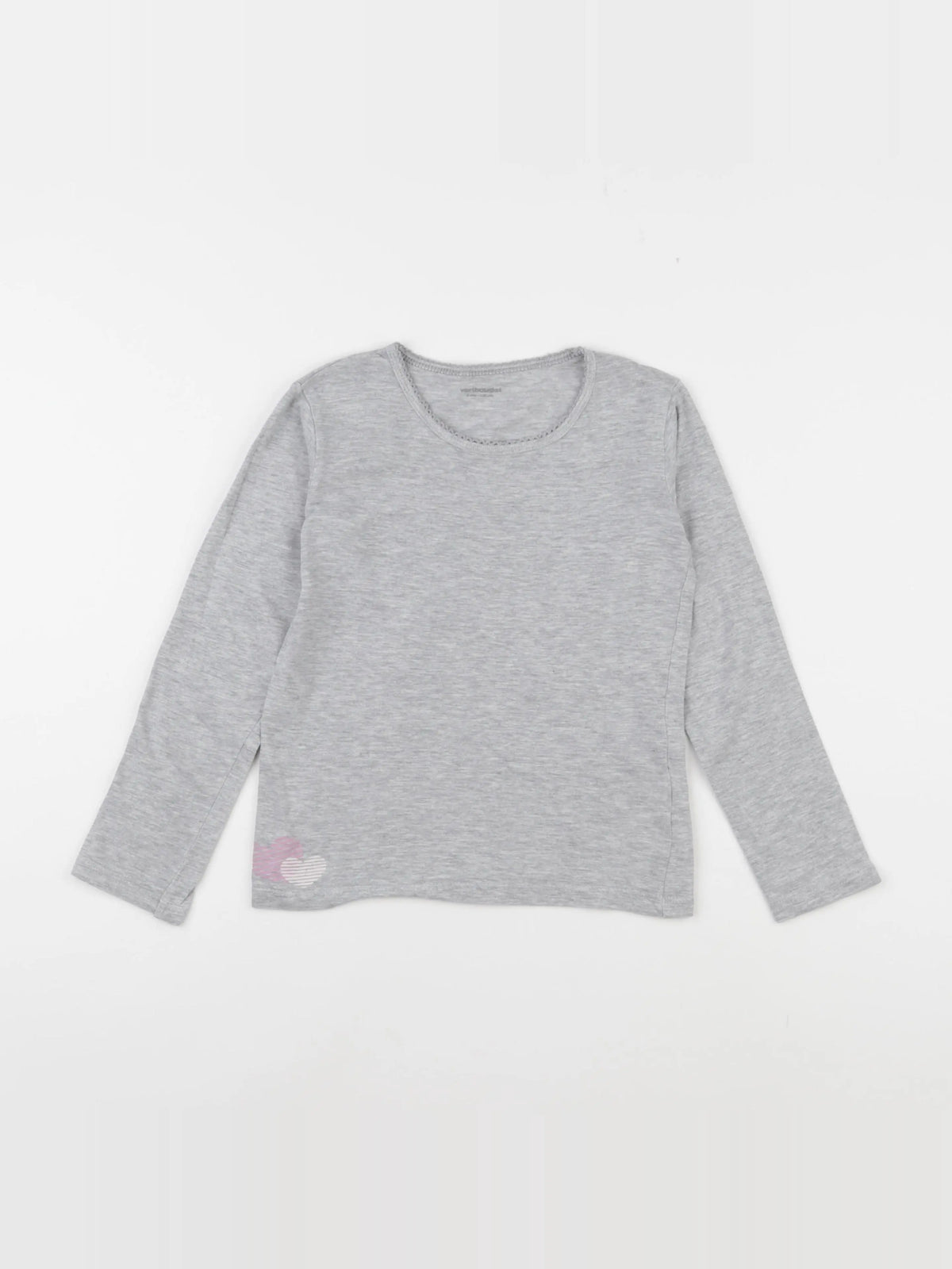 Vertbaudet - maillot de corps gris - 8 ans