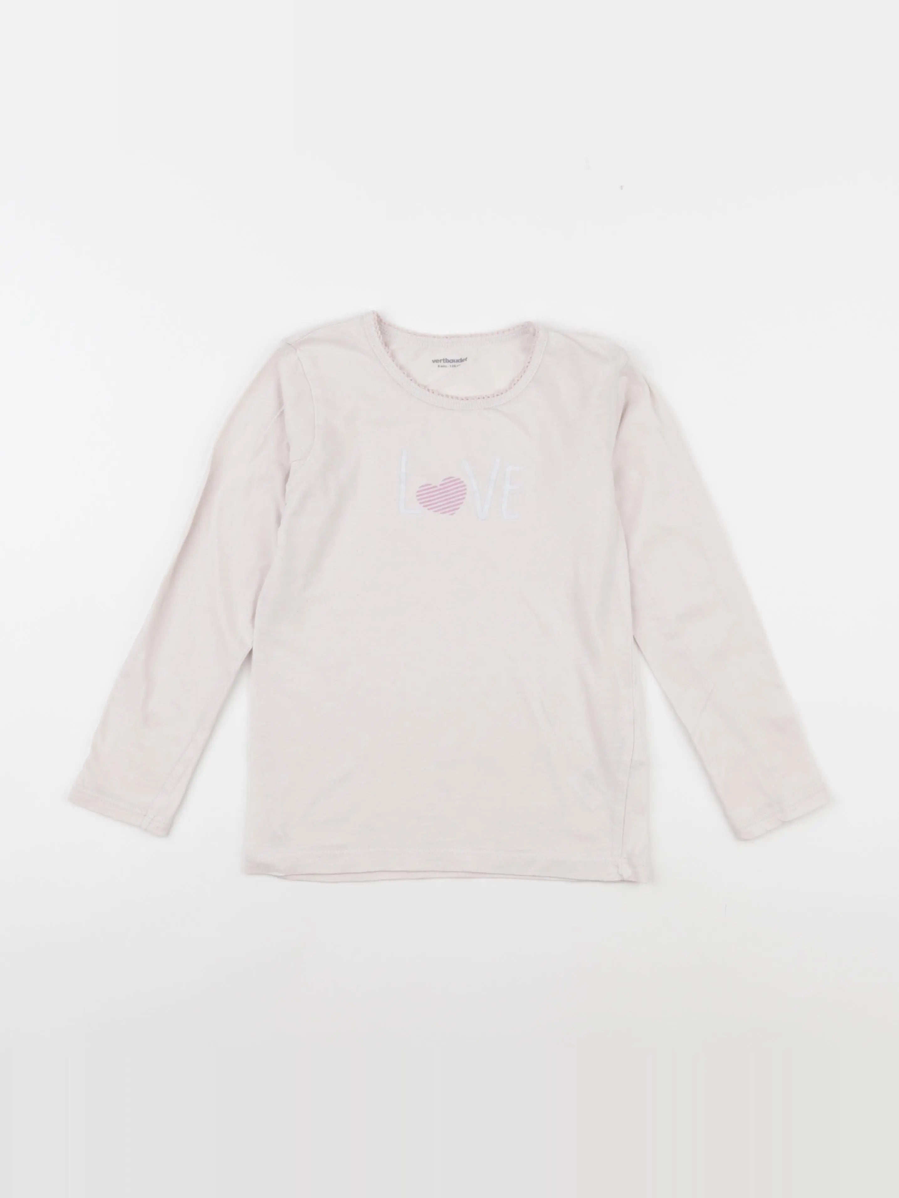 Vertbaudet - maillot de corps rose - 8 ans