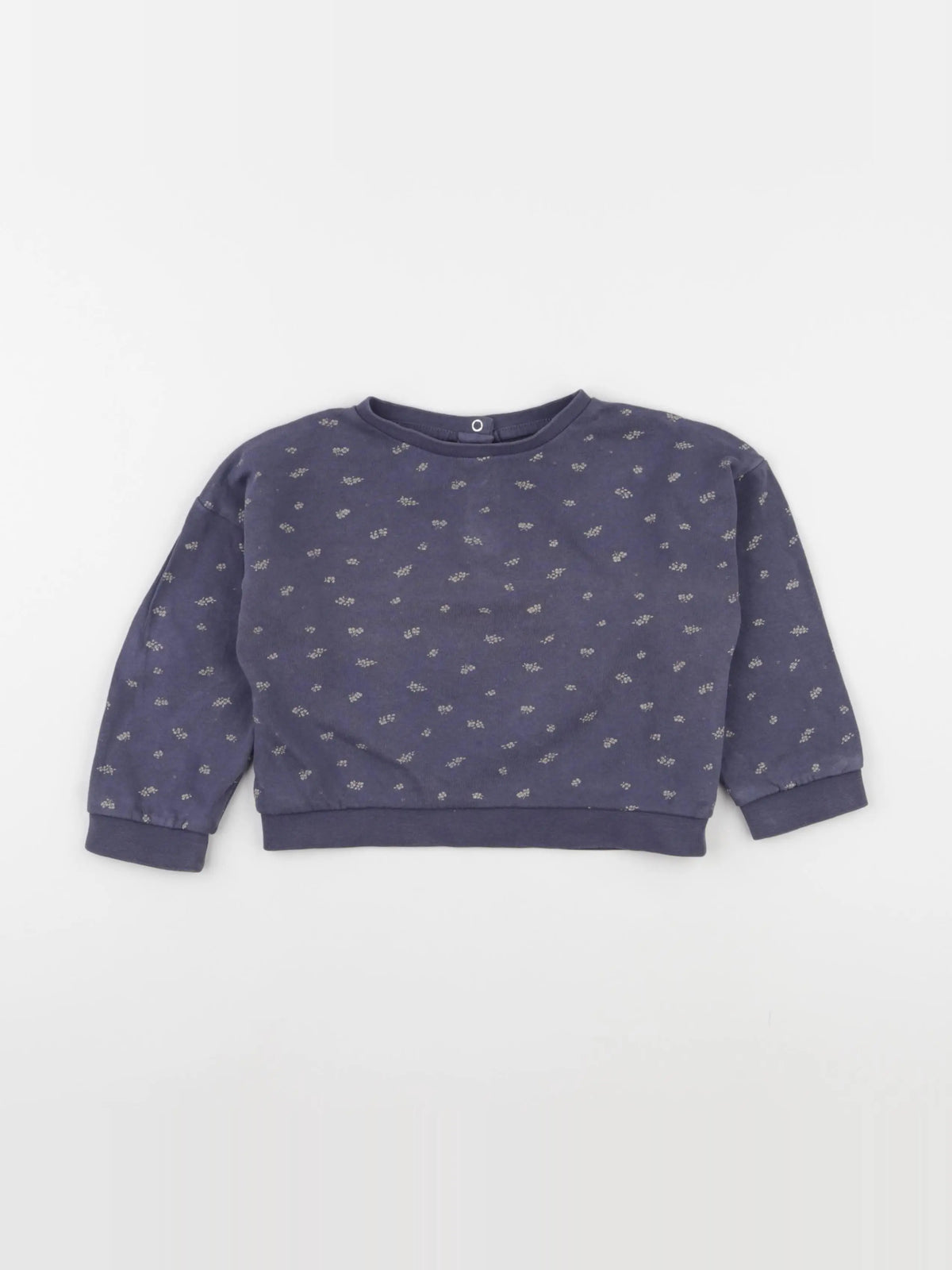 Vertbaudet - sweat violet - 24 mois