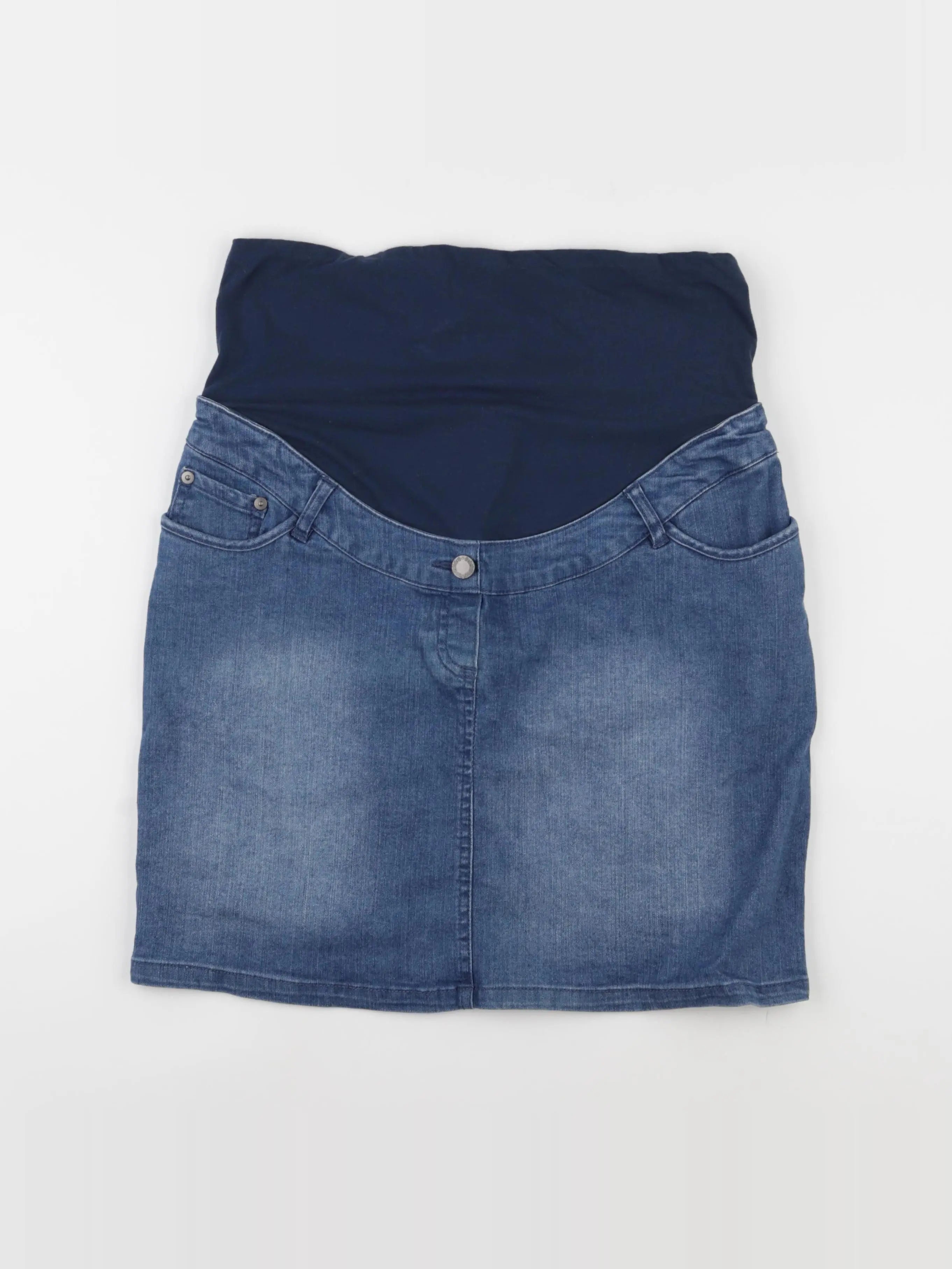 Vertbaudet - jupe grossesse bleu - 40