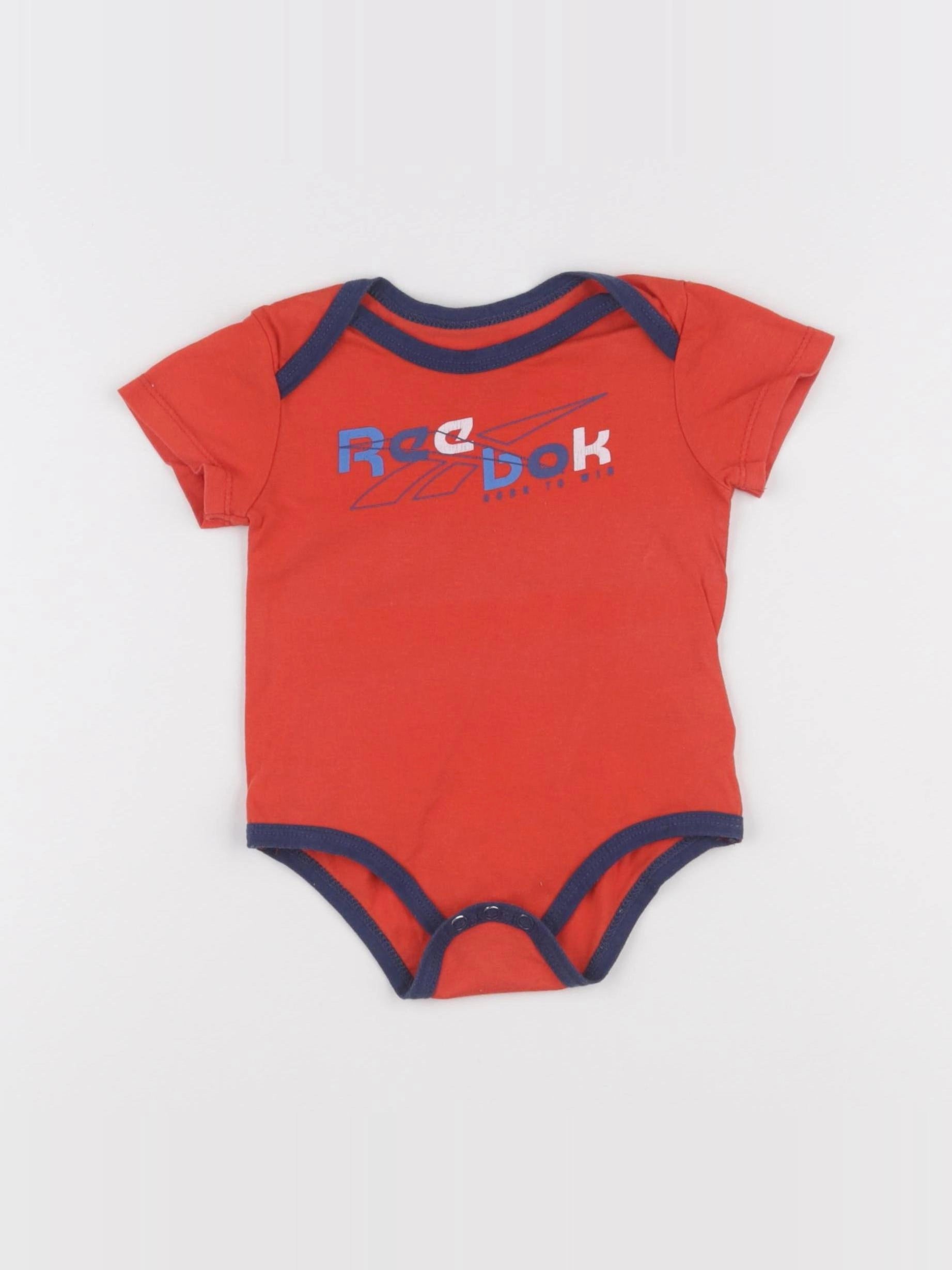 Reebok - body rouge - 6/9 mois