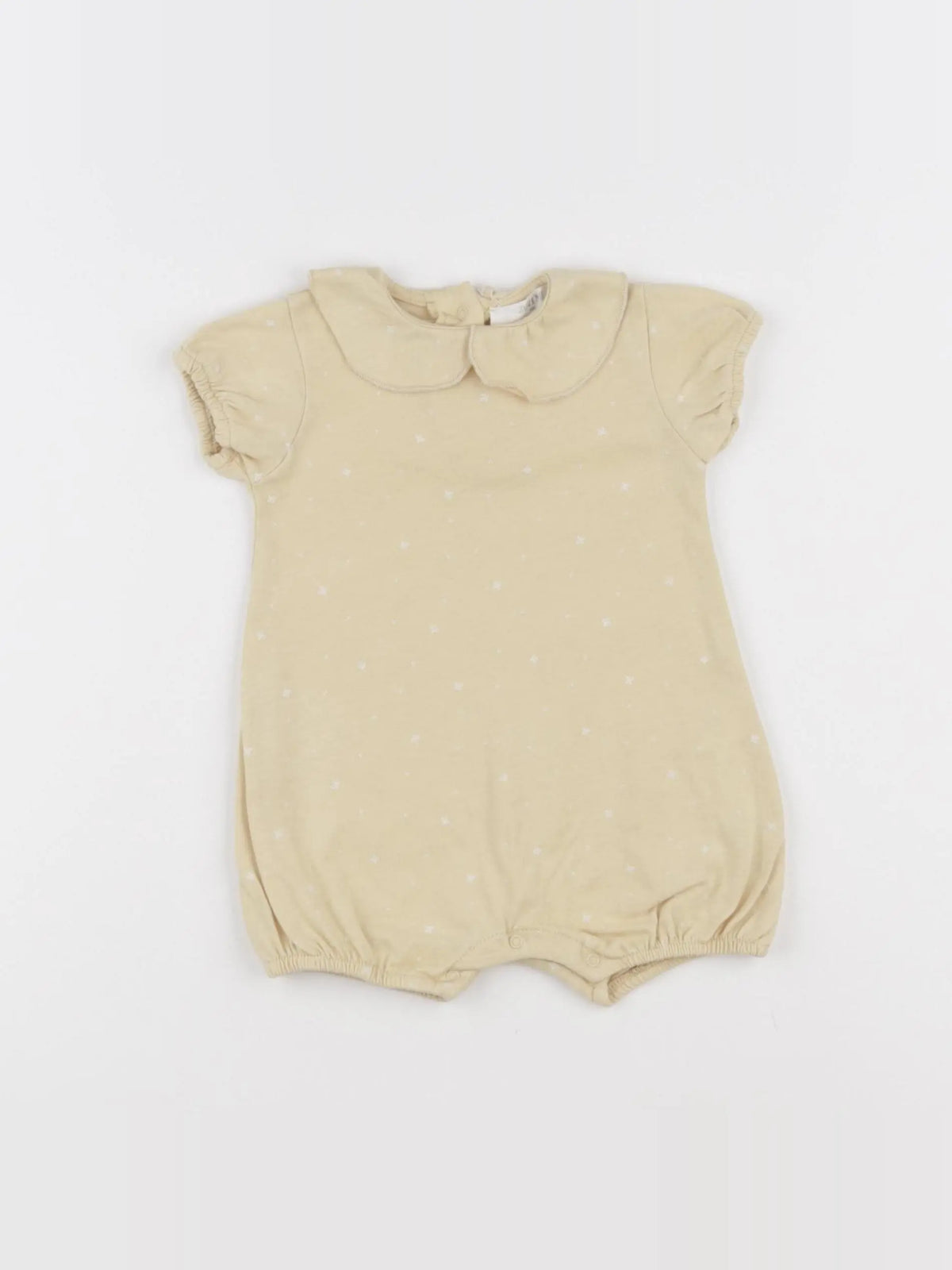 Zara - pyjama coton jaune - 1/3 mois