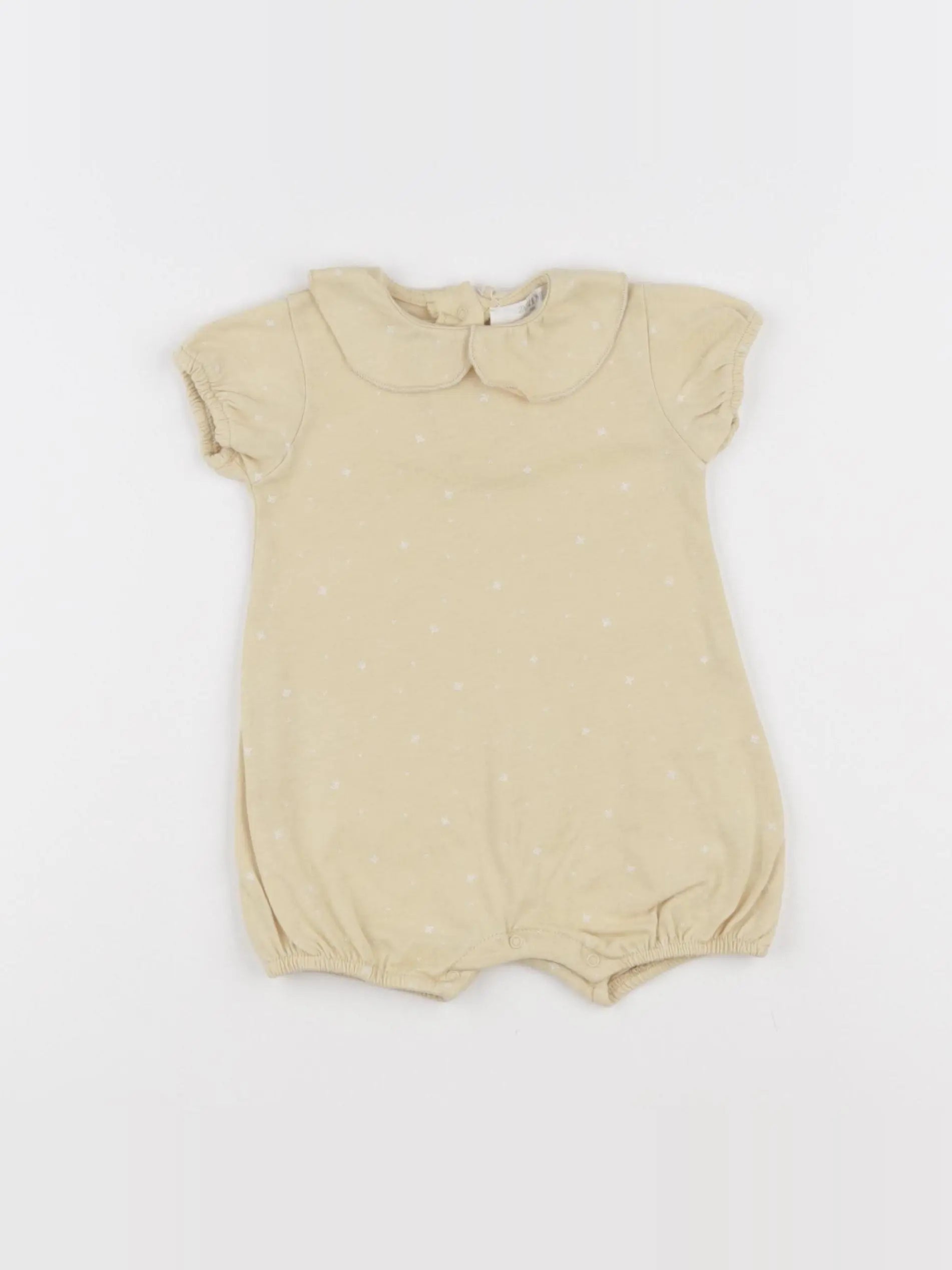Zara - pyjama coton jaune - 1/3 mois