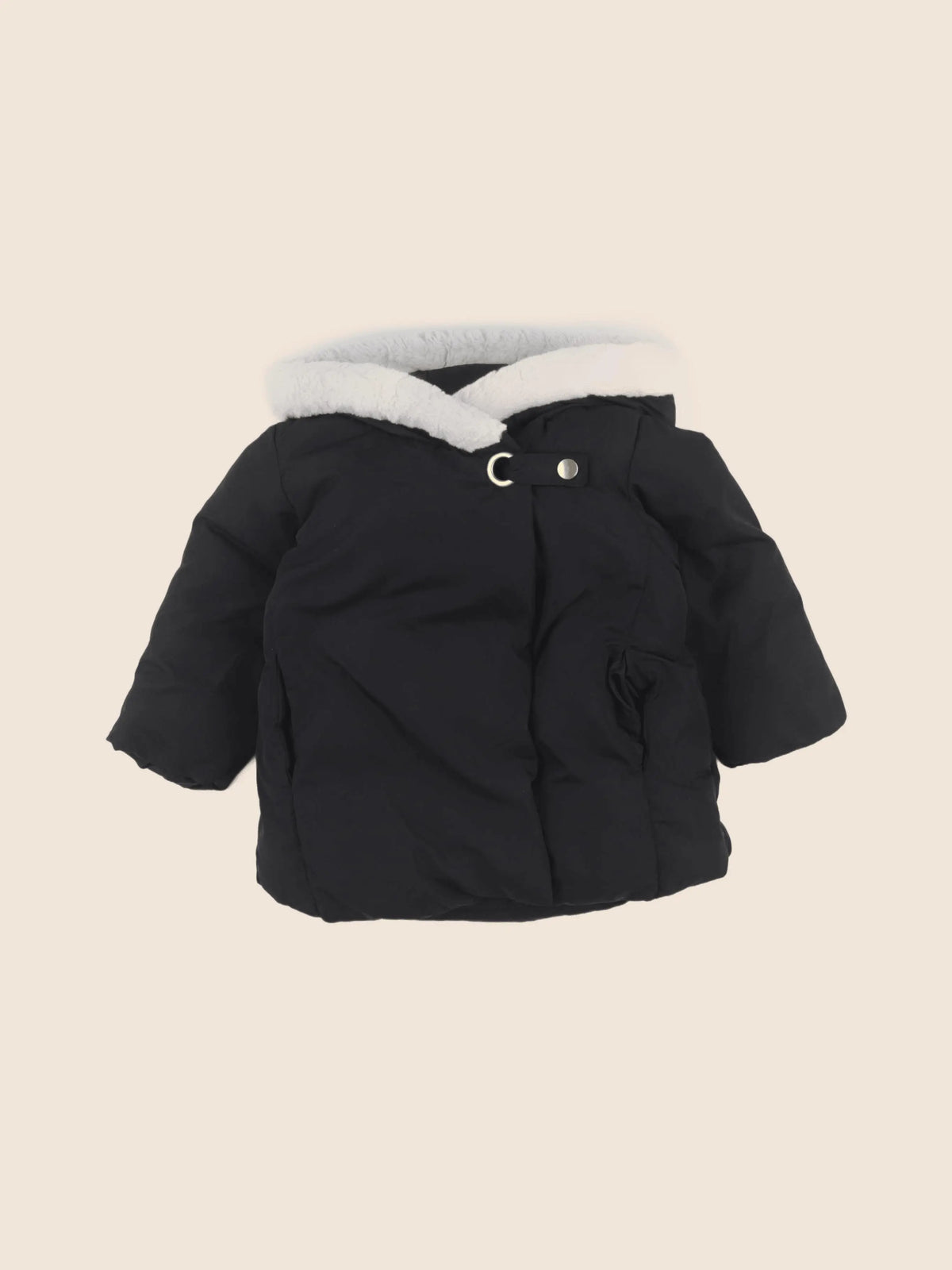 Mango - manteau noir - 9/12 mois